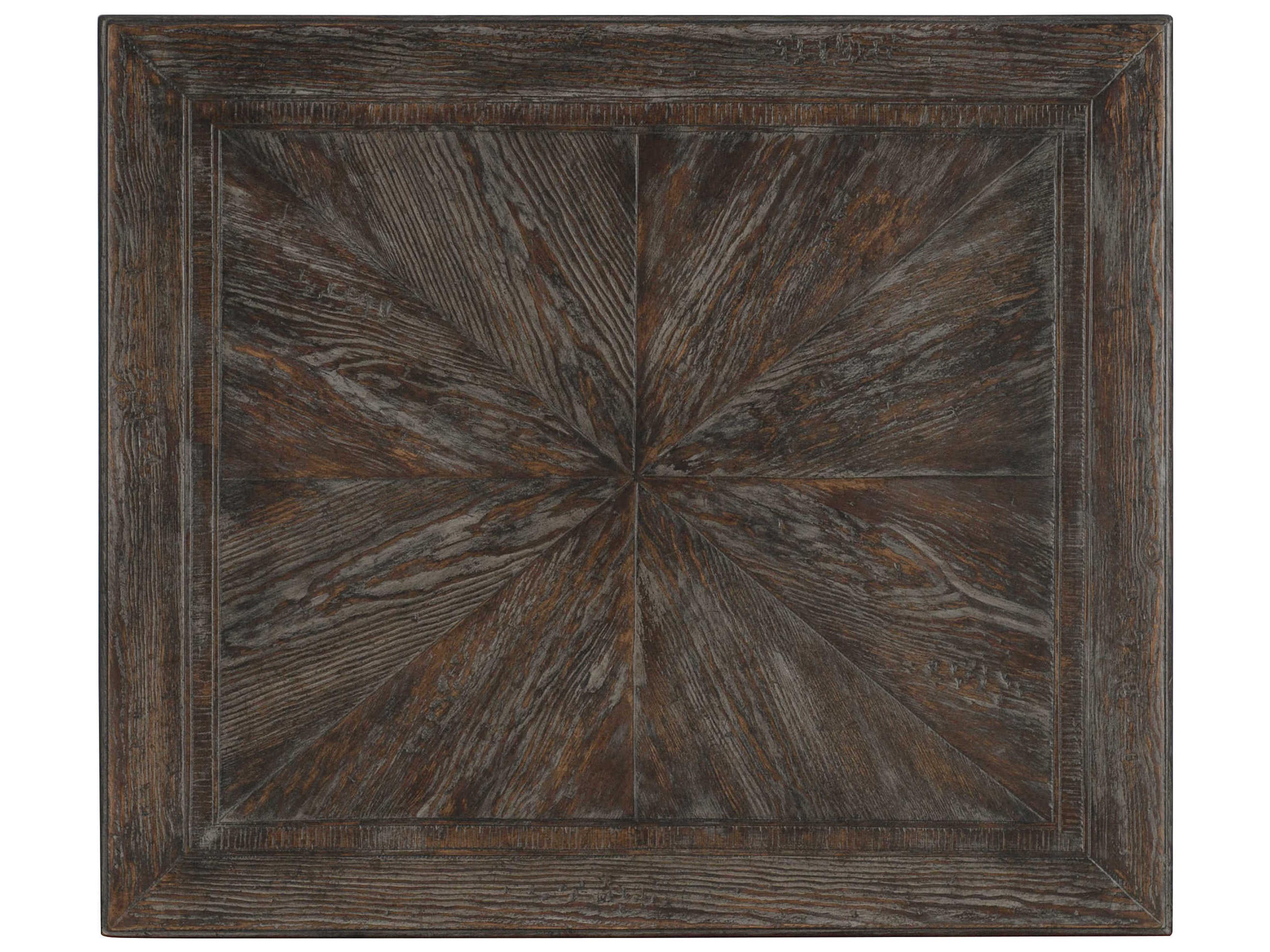 Luxecor Heritage Rectangular Dark Wood End Table