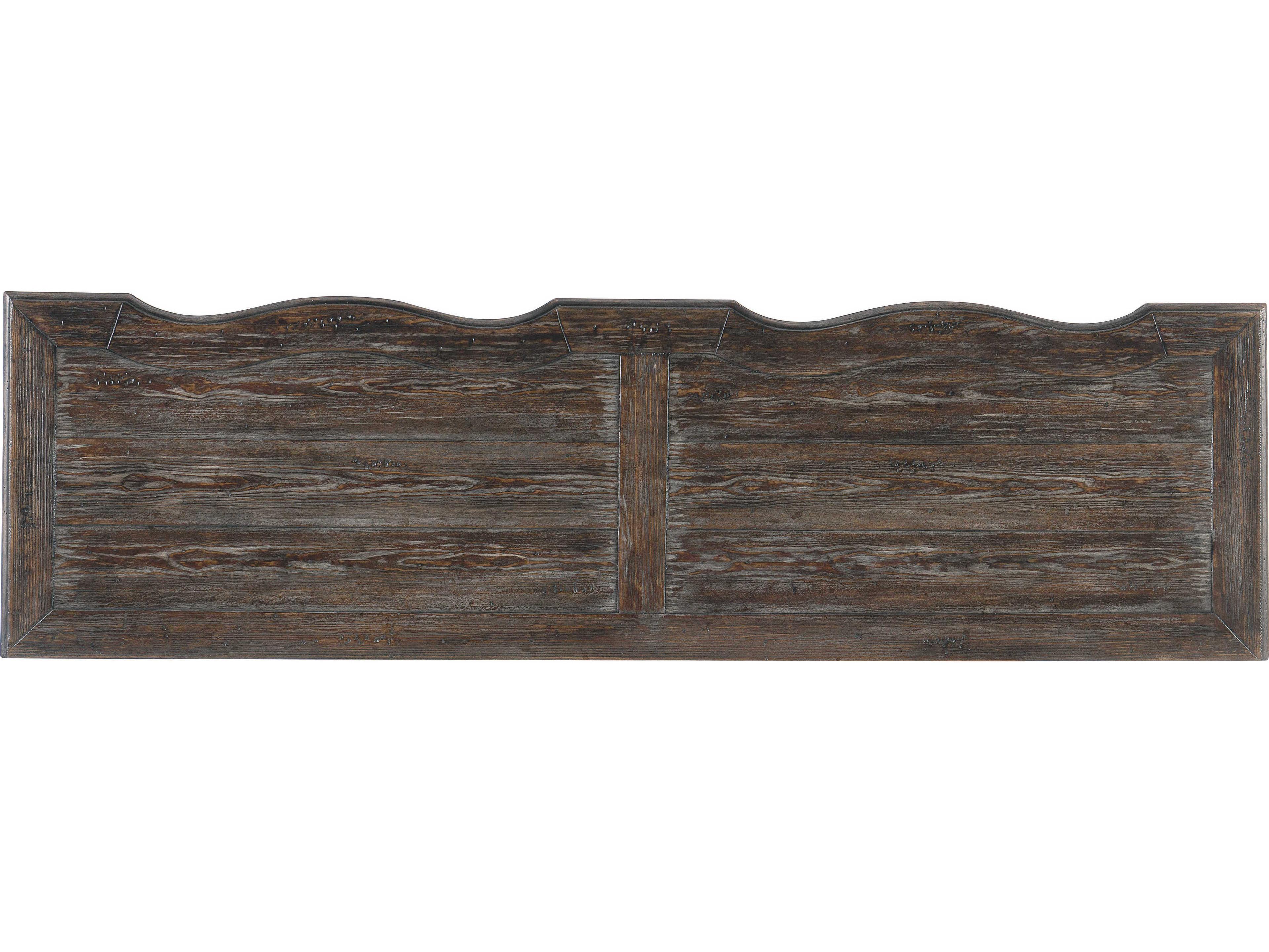 Luxecor Heritage 6-Drawers Gray Pine Wood Double Dresser