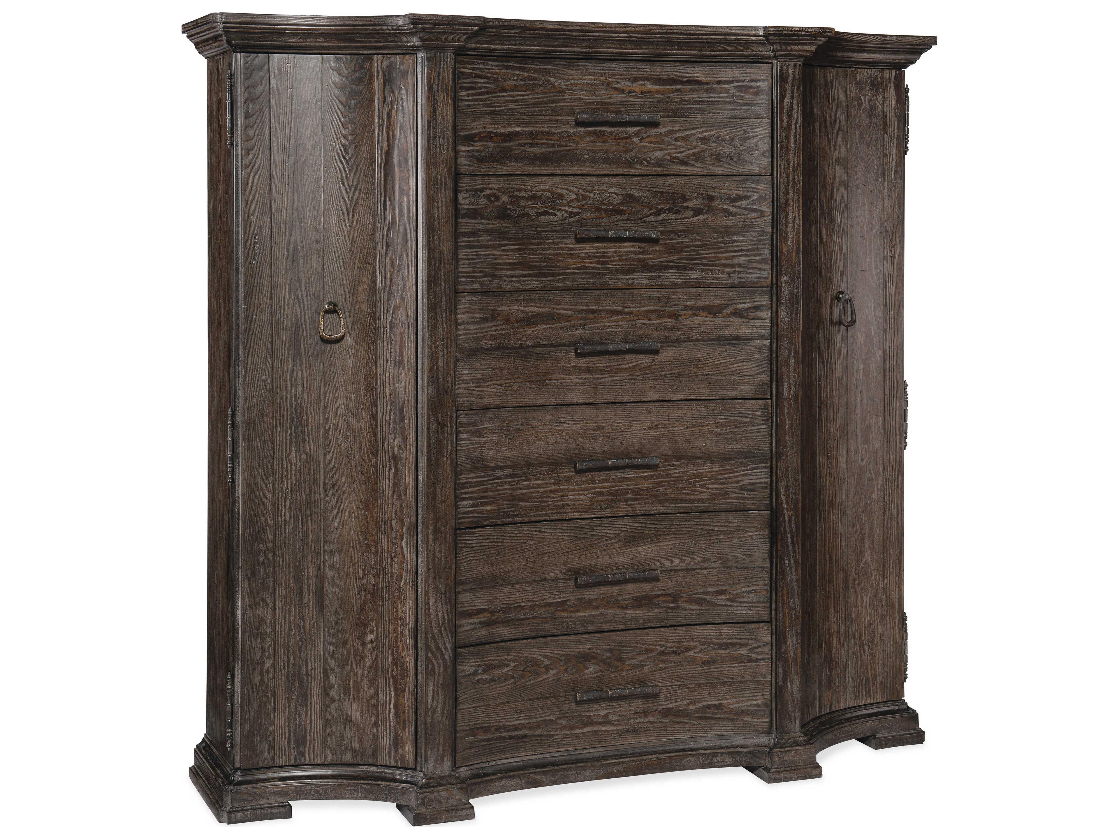 Heritage 6-Drawers Dark Wood Brown Cedar Accent Chest