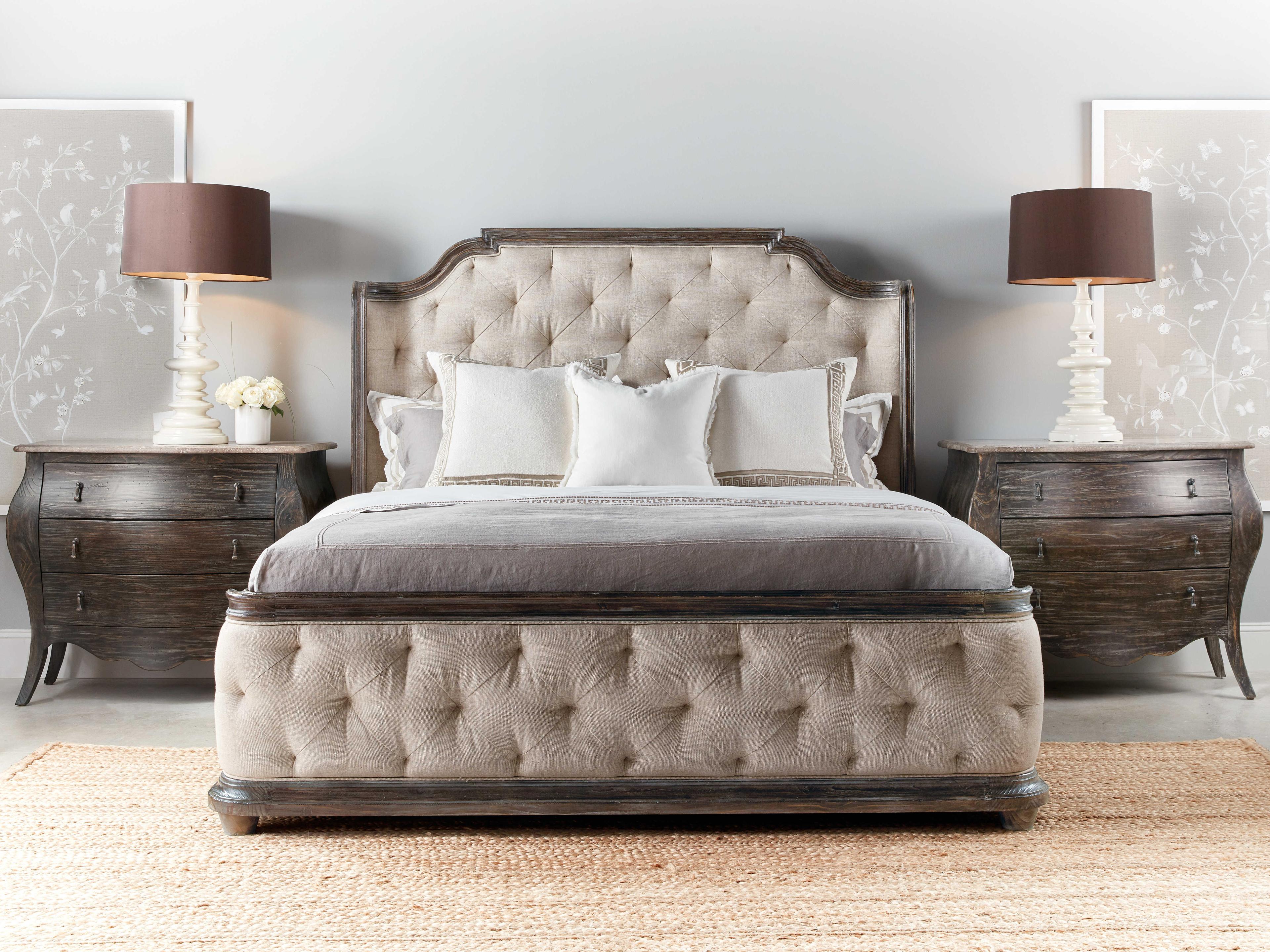 Luxecor Heritage 3-Drawers Brown Pine Wood Chest Nightstand