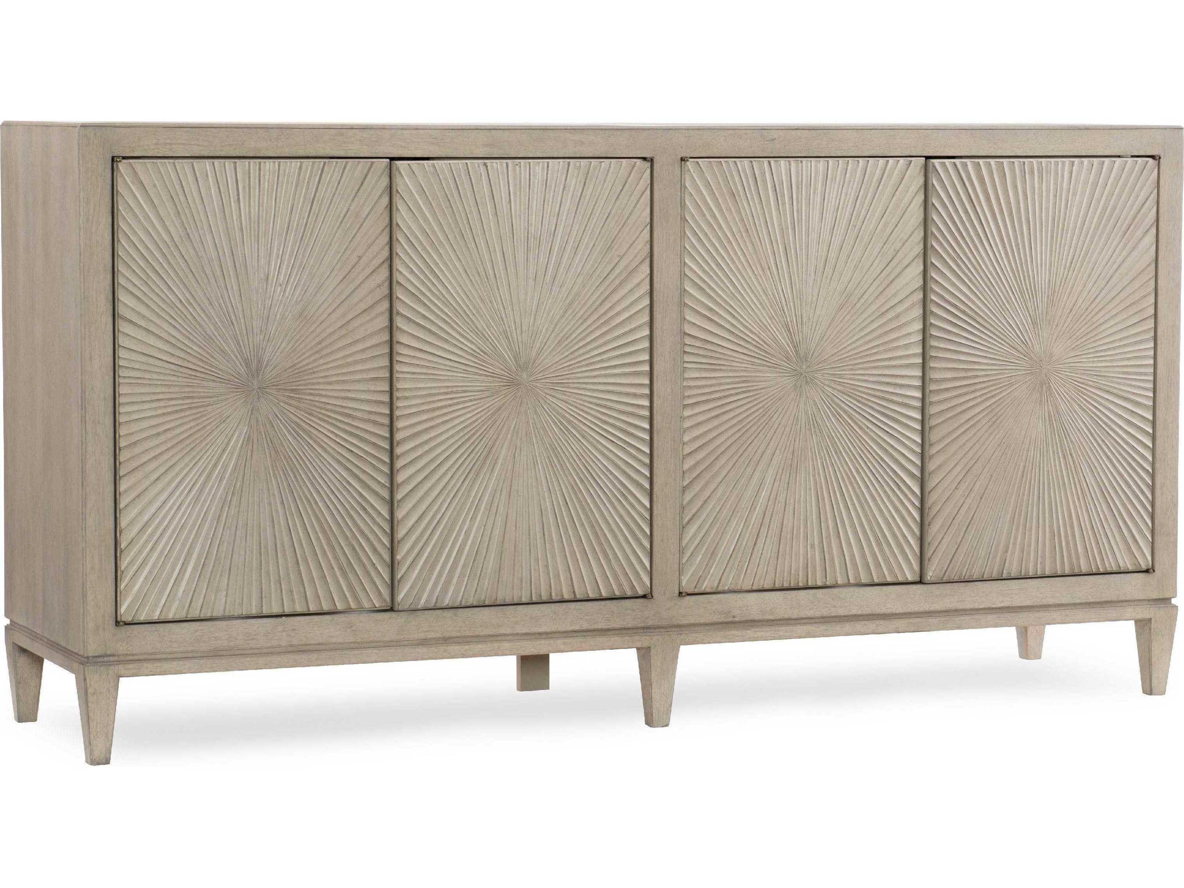 Elixir 71" Rubberwood Serene Grey Beige Sideboard