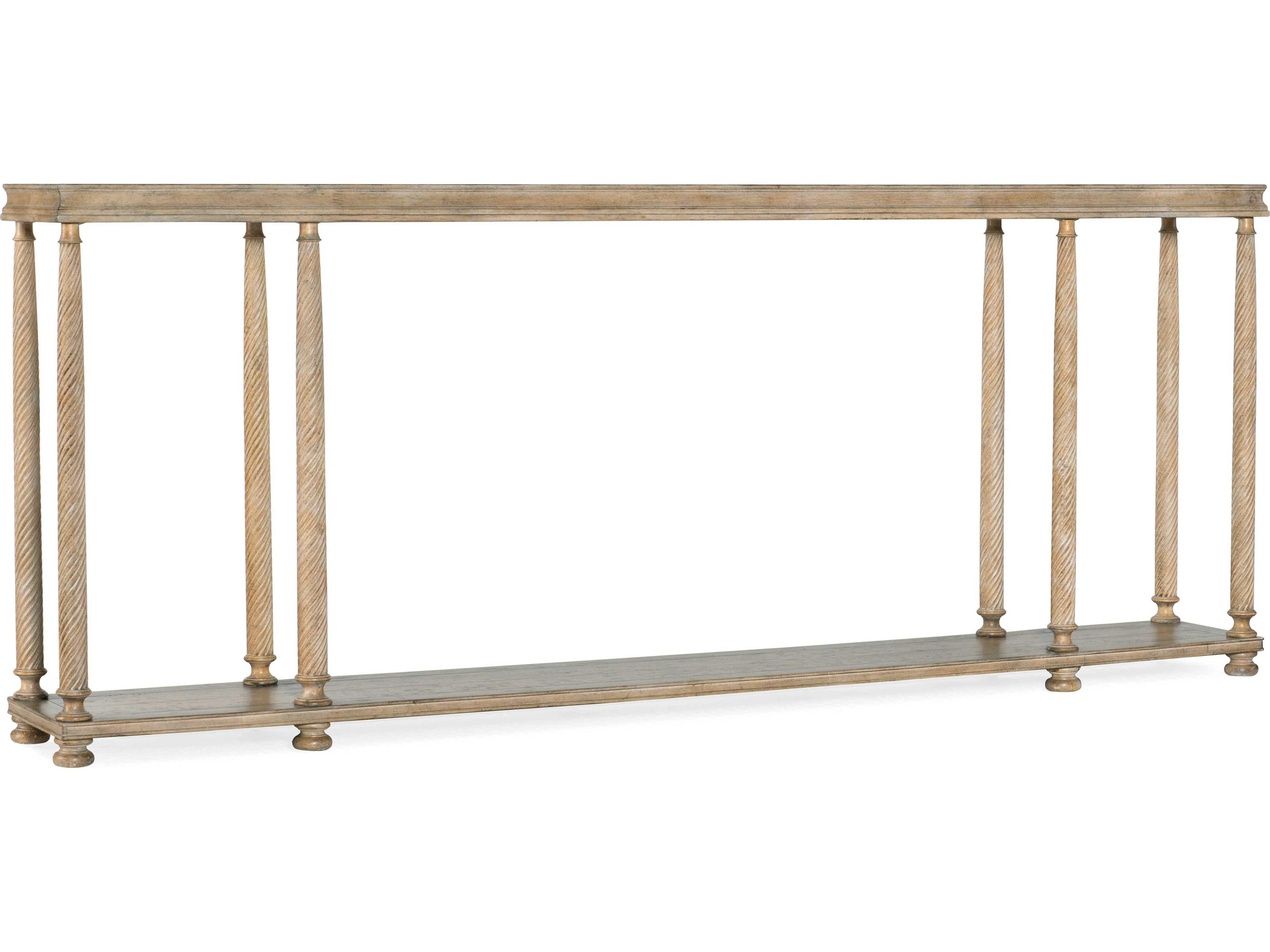 Luxecor Heritage Rectangular Light Wood Console Table