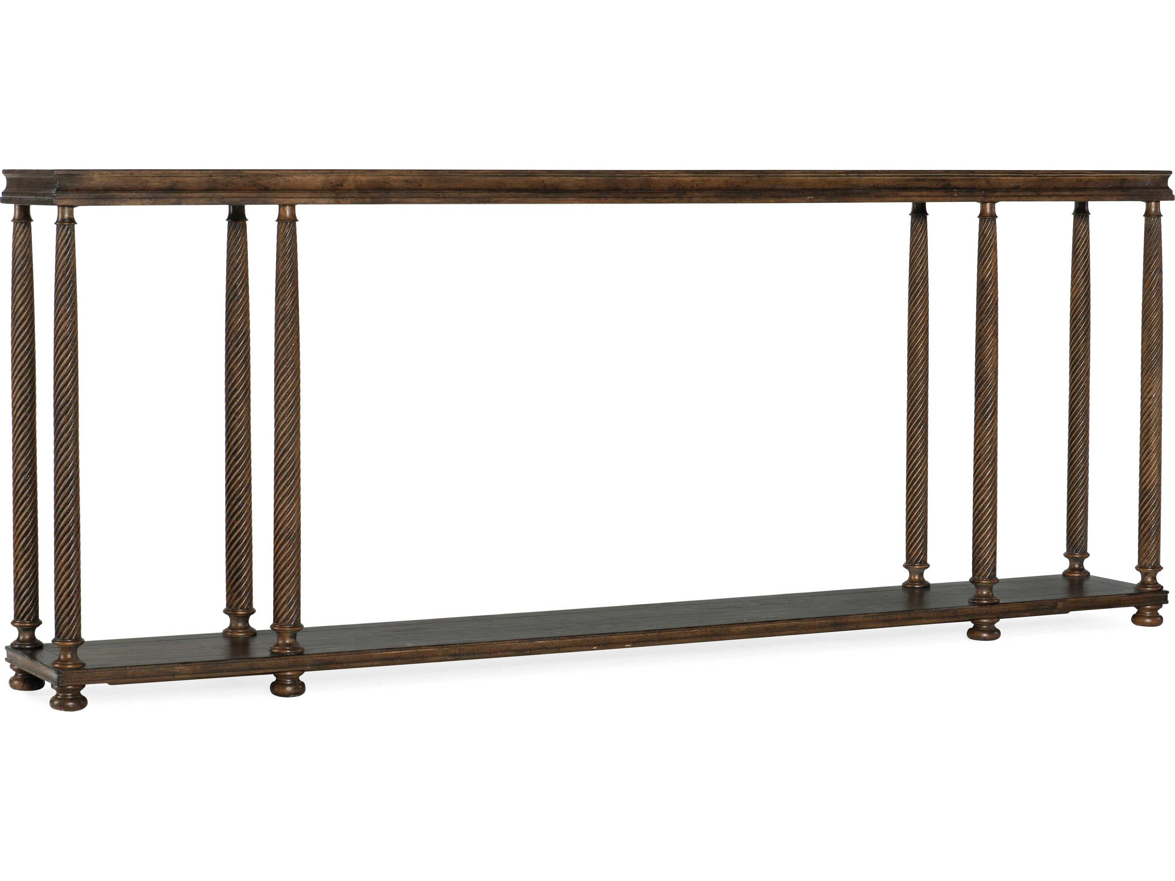 Heritage Rectangular Dark Wood Console Table