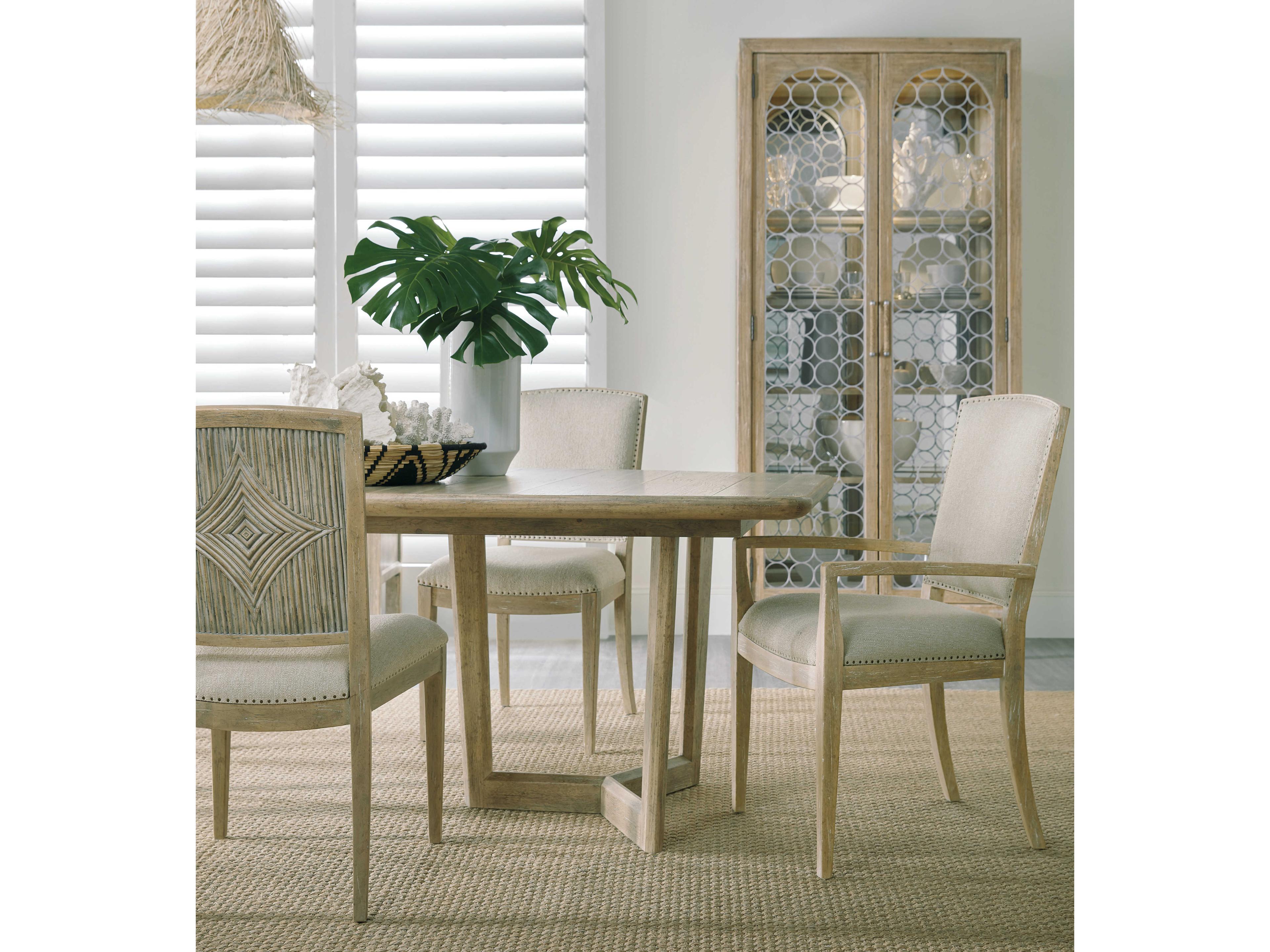 Luxecor Heritage Beige Upholstered Side Dining Chair