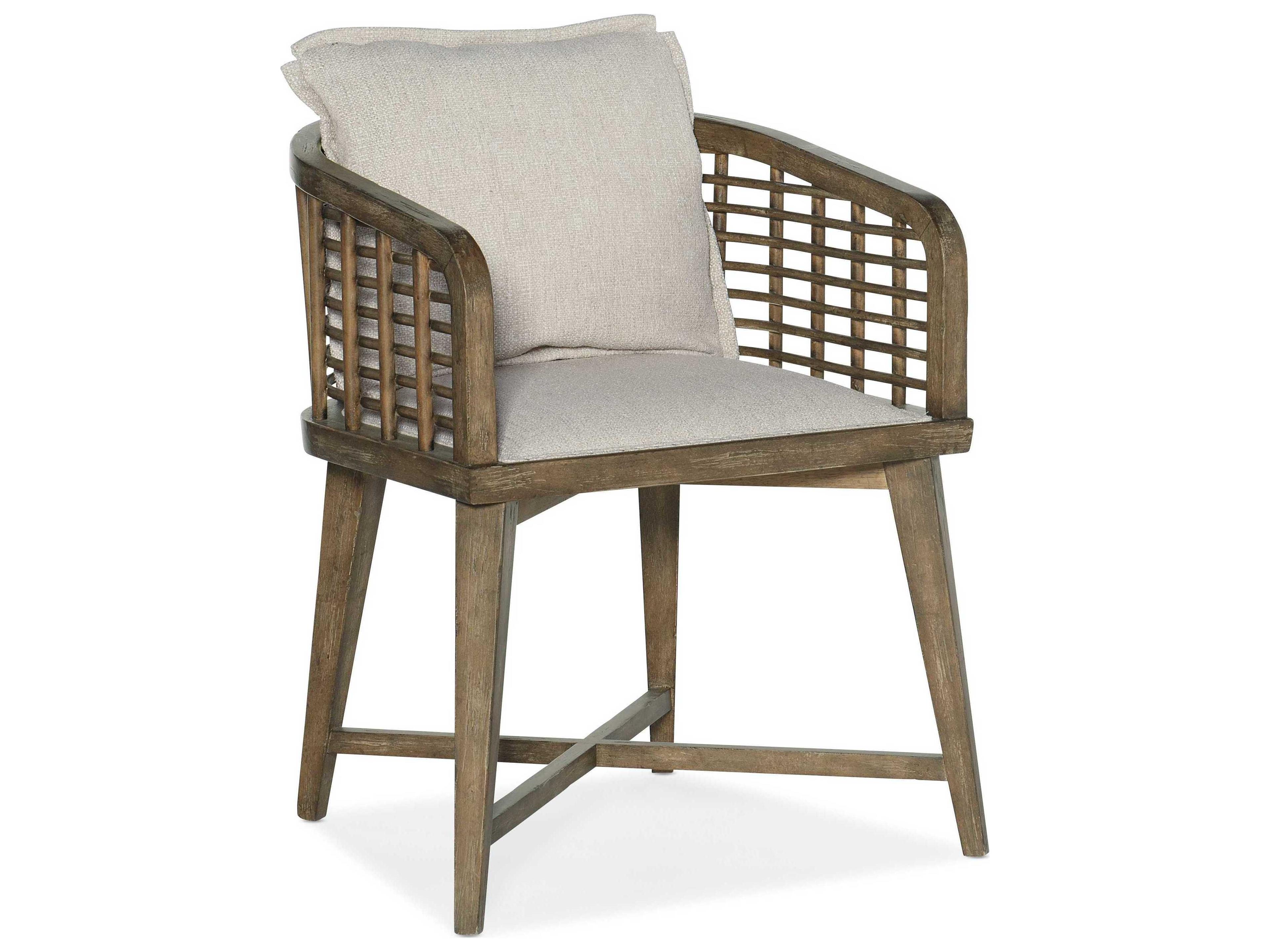 Sundance Beige Upholstered Arm Dining Chair