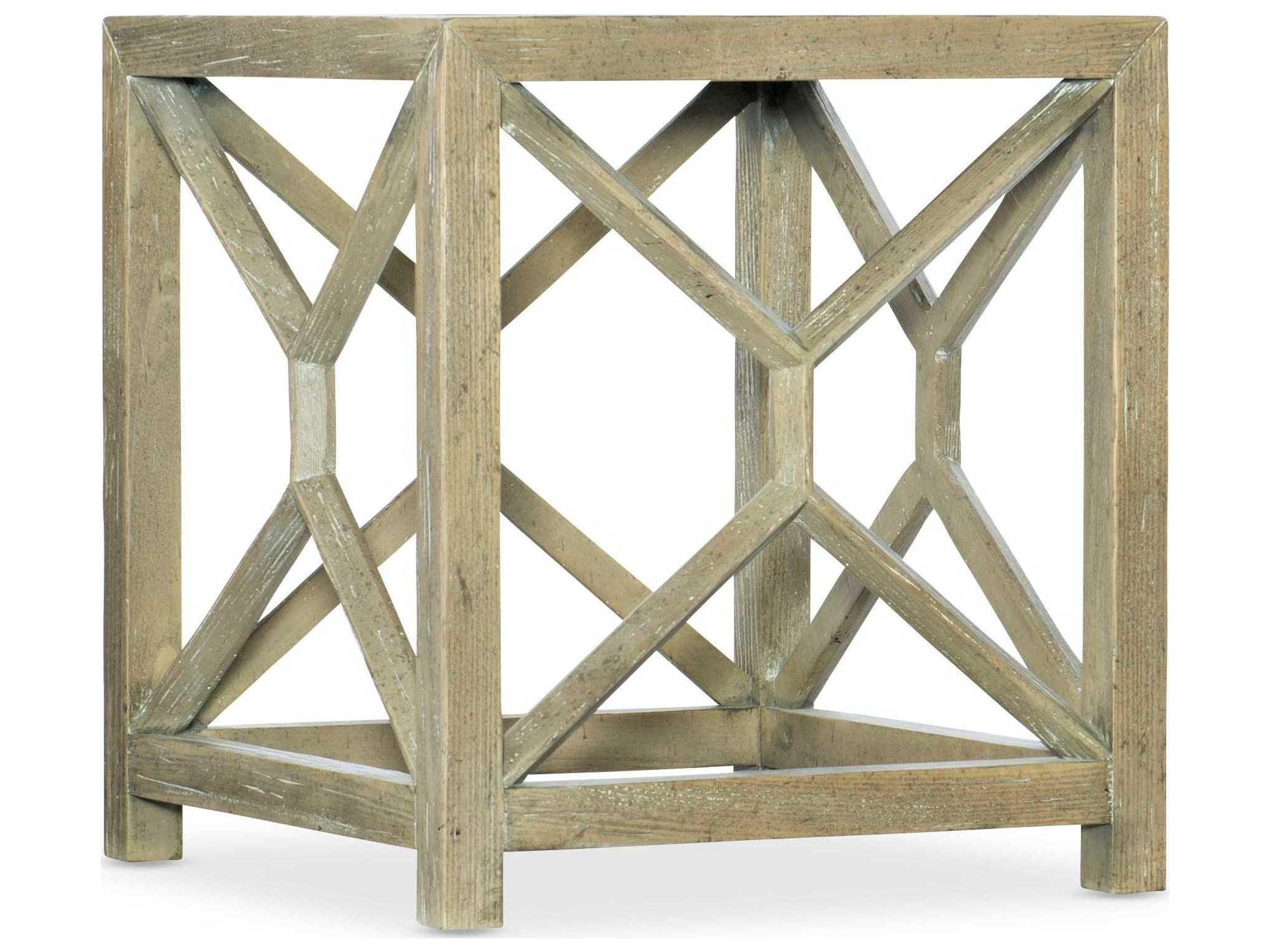 Surfrider Square Driftwood End Table