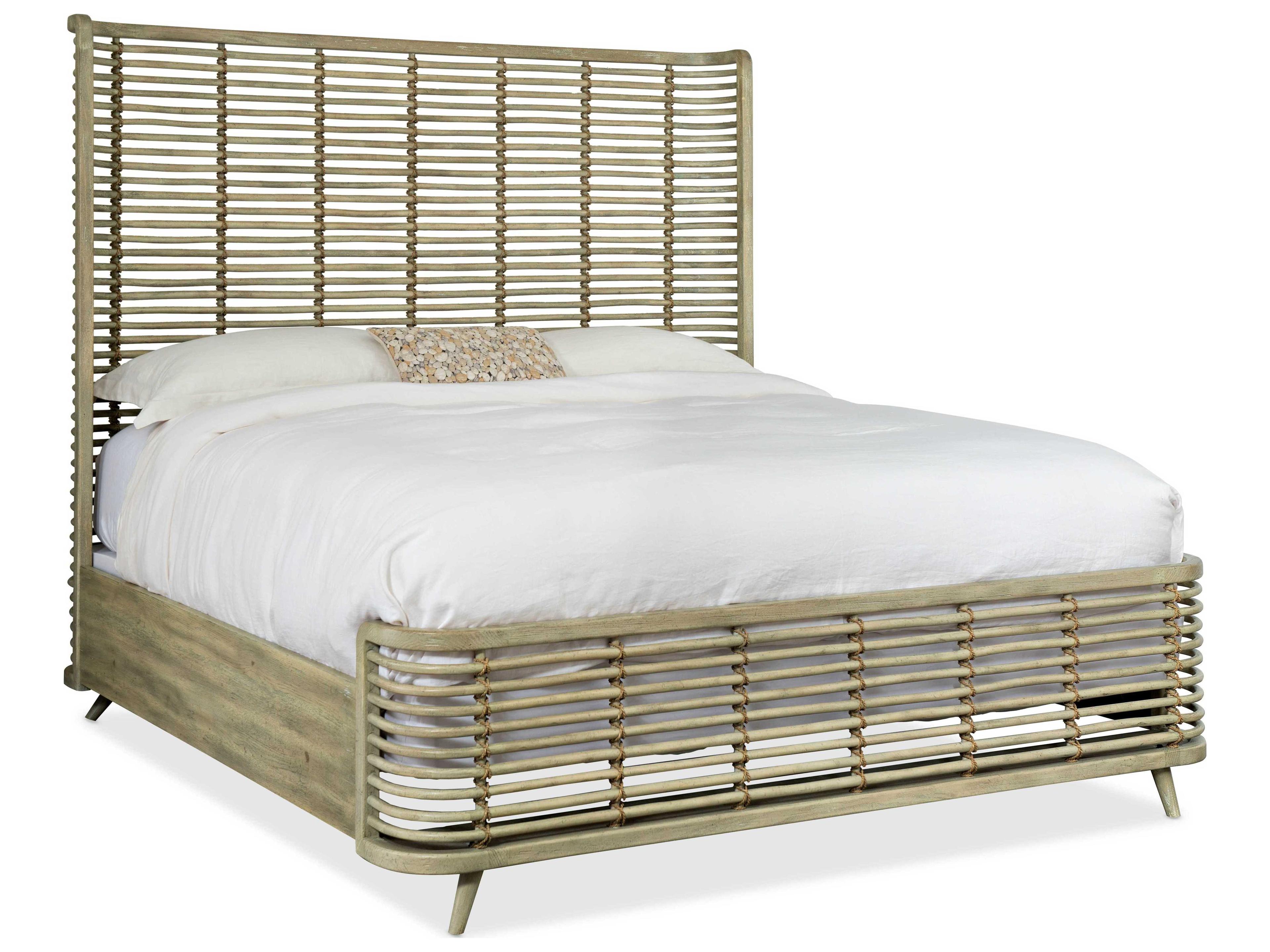 Surfrider Driftwood Beige Queen Panel Bed