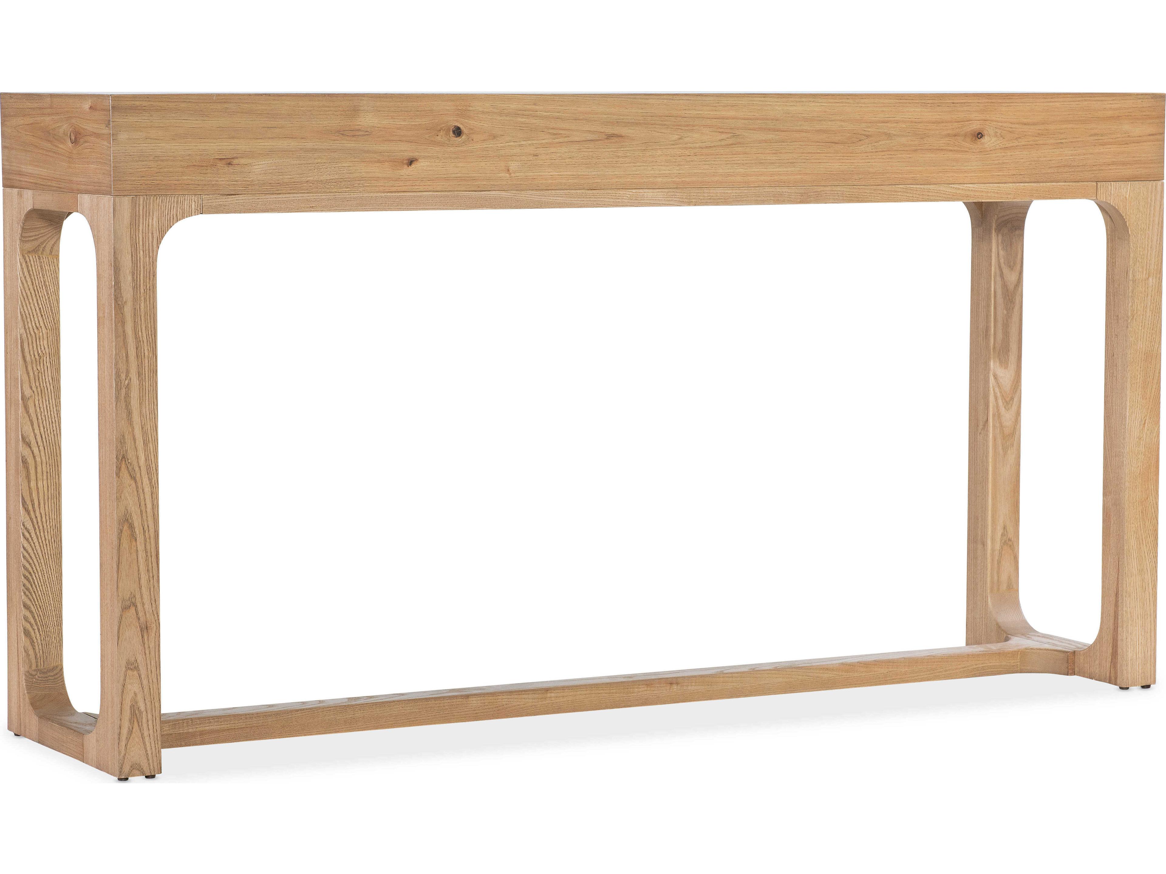 Hooker Furniture Documents Rectangular Brown Wood Console Table