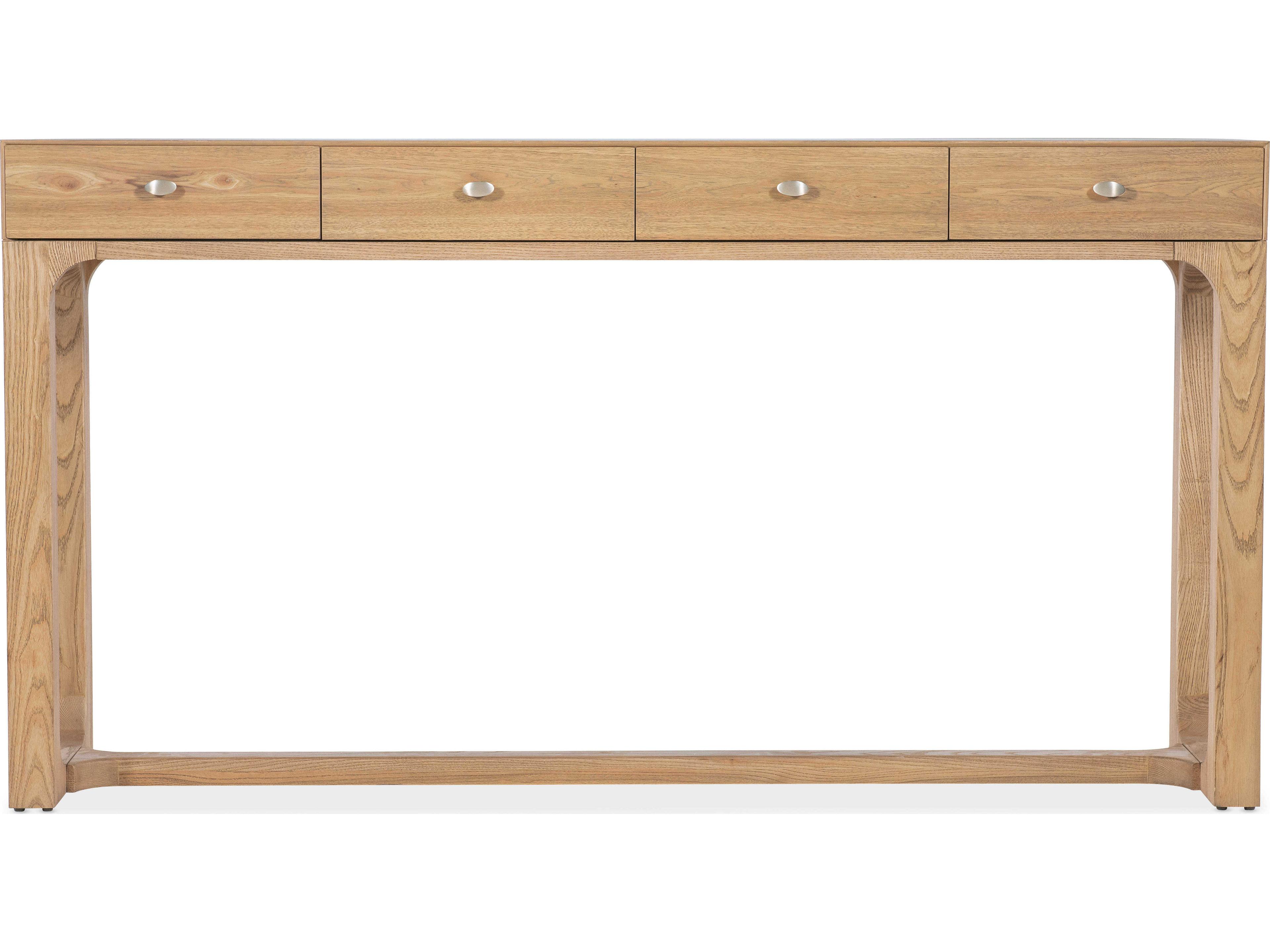 Hooker Furniture Documents Rectangular Brown Wood Console Table