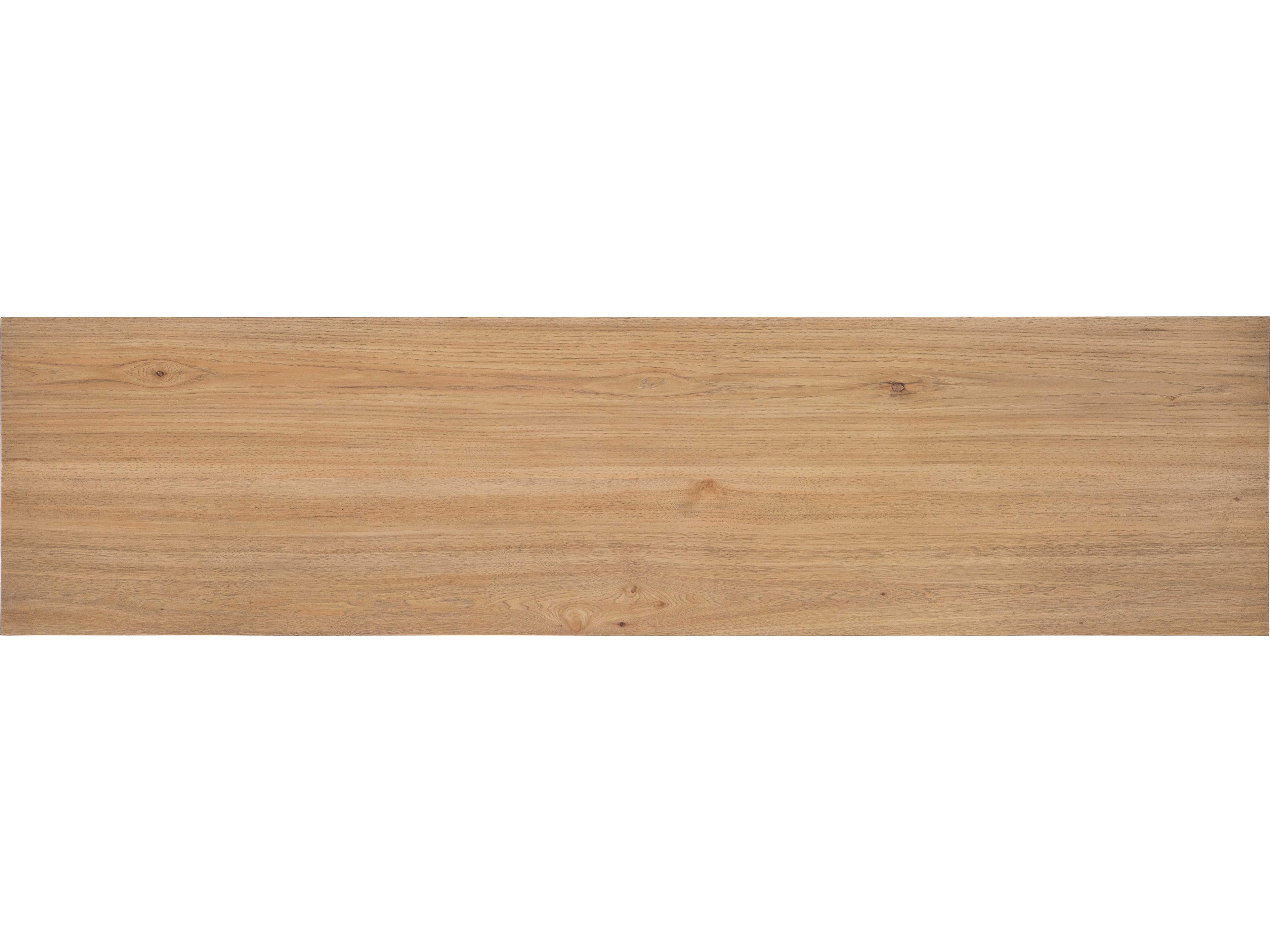 Hooker Furniture Documents Rectangular Brown Wood Console Table