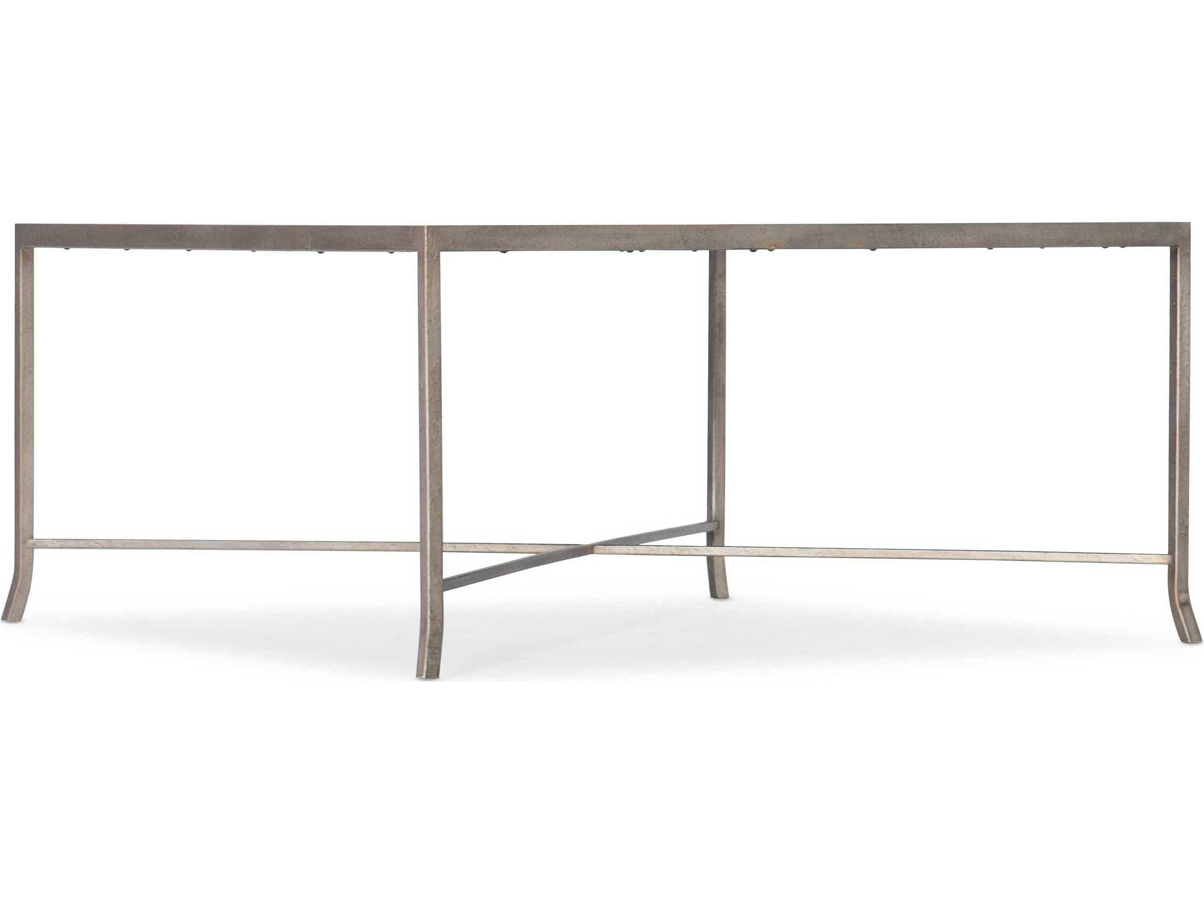 Alfresco Lapilli Carved Top Square Silver Cocktail Table