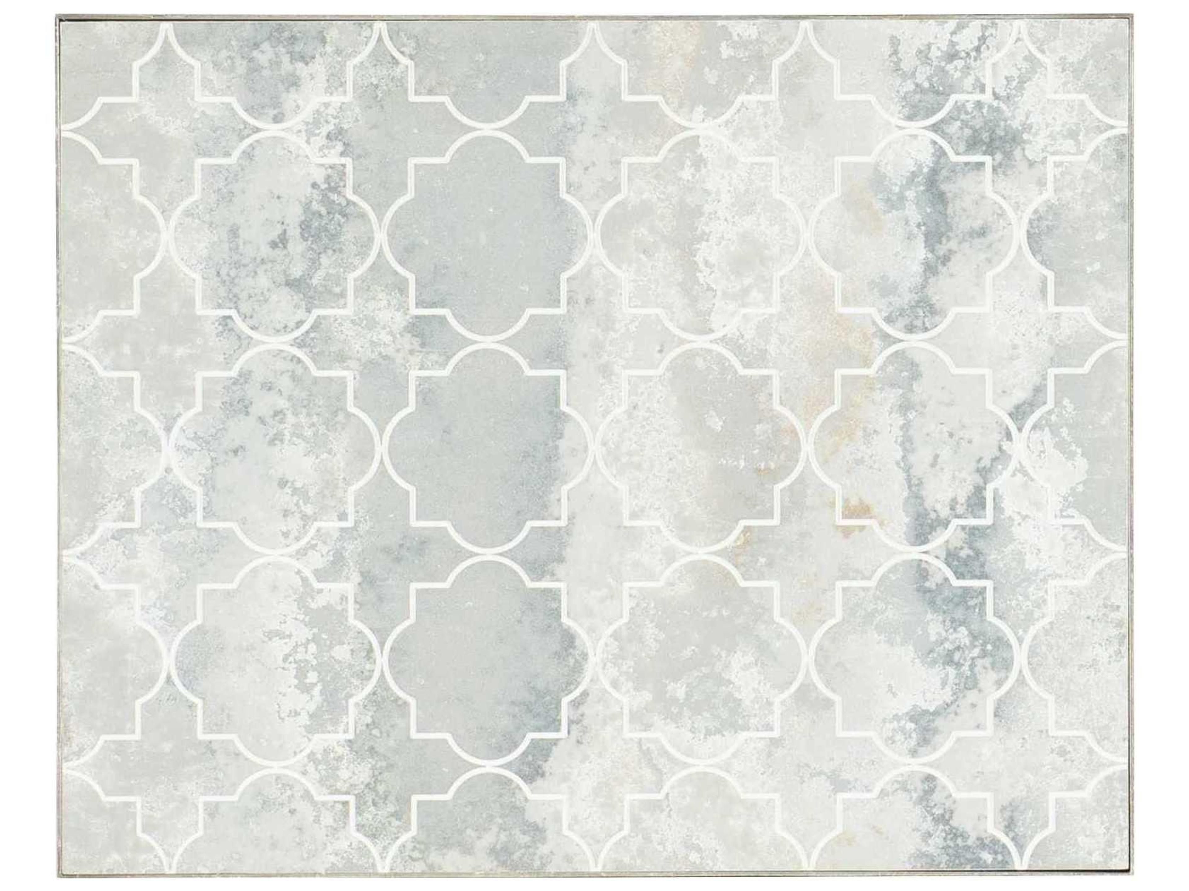 Hooker Furniture Alfresco Rectangular Stone Silvers End Table