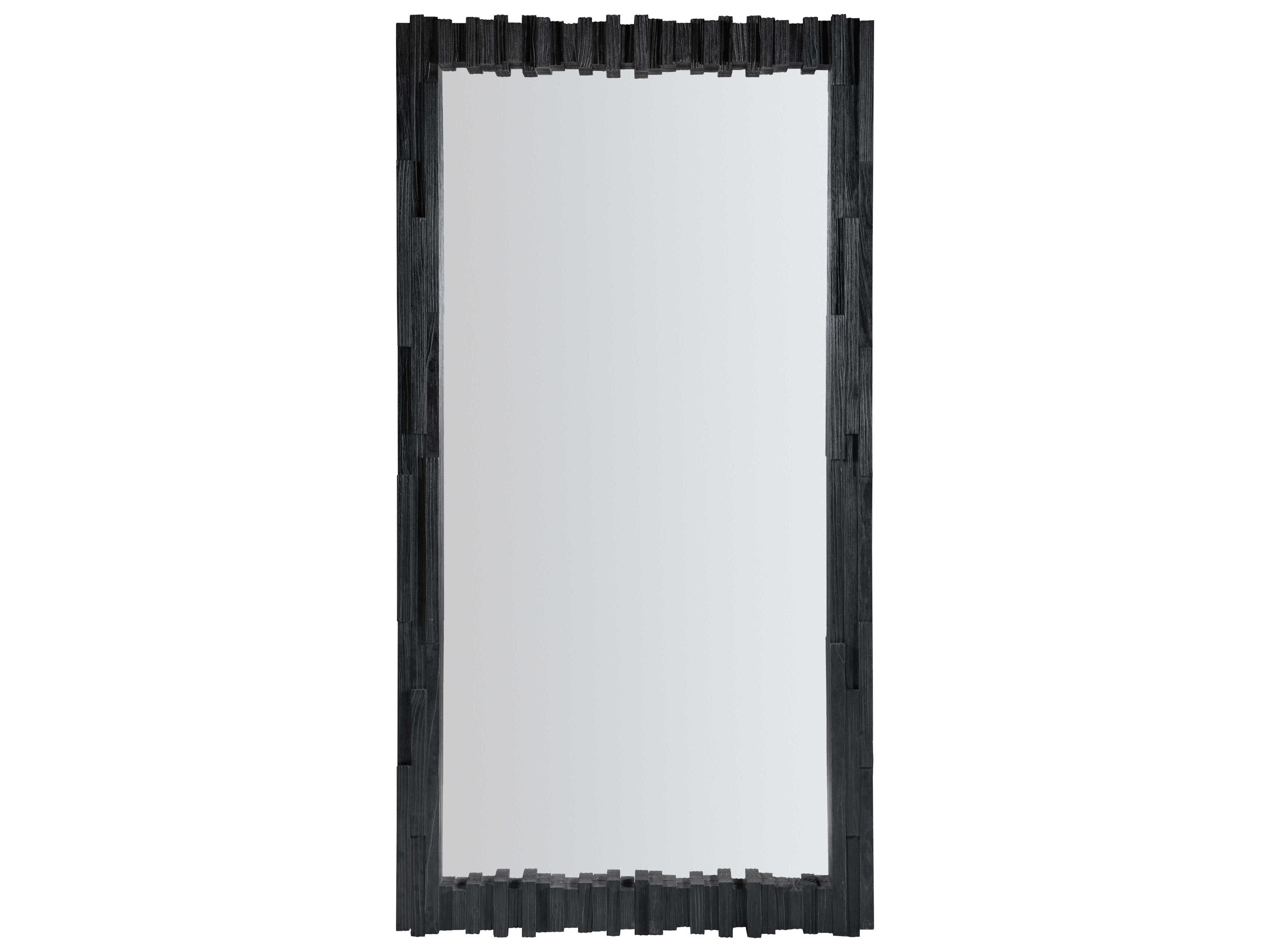 Rectangular Shou Sugi Ban Floor Mirror