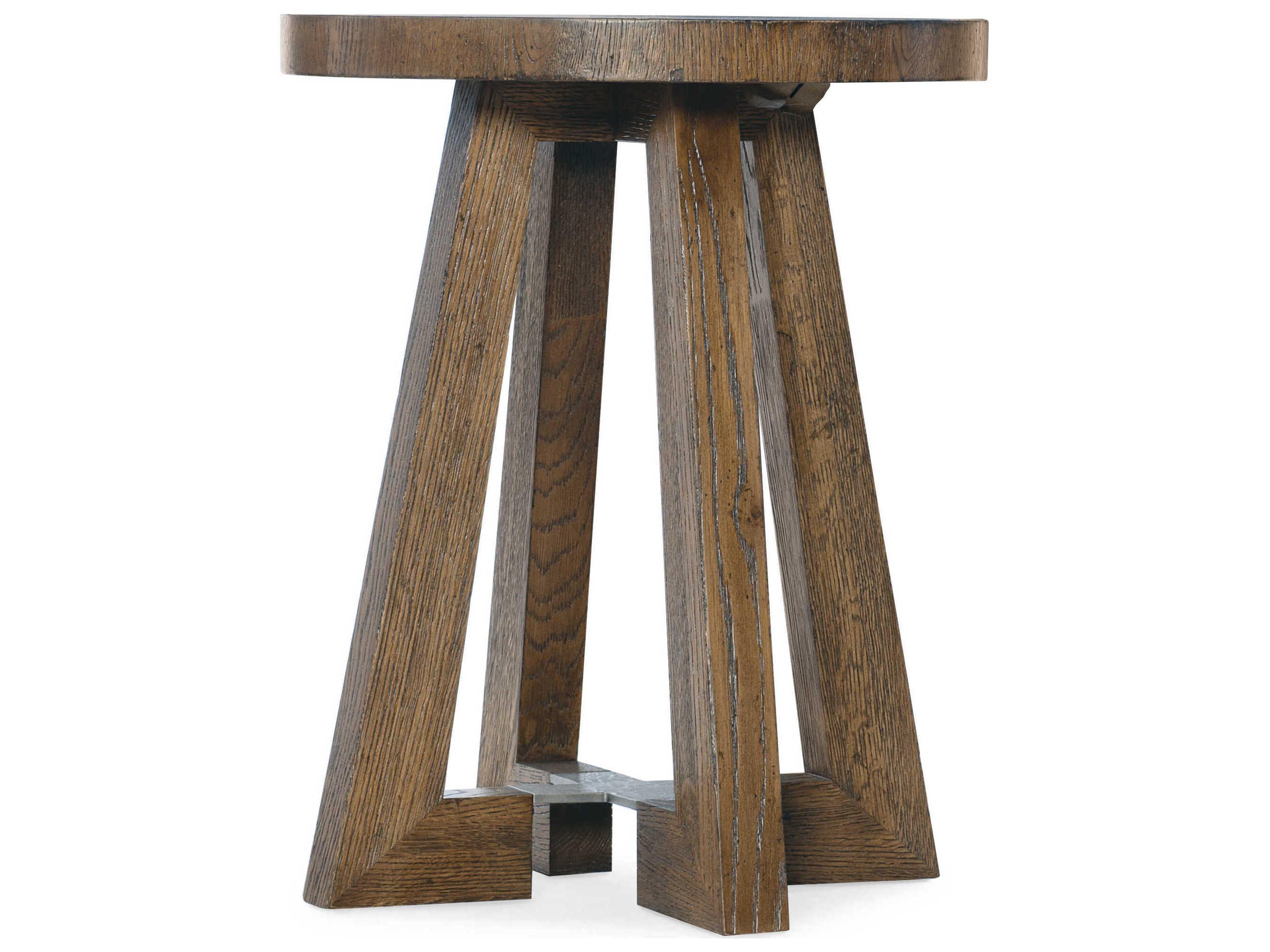 Luxecor Heritage Round Wood Sorrel End Table