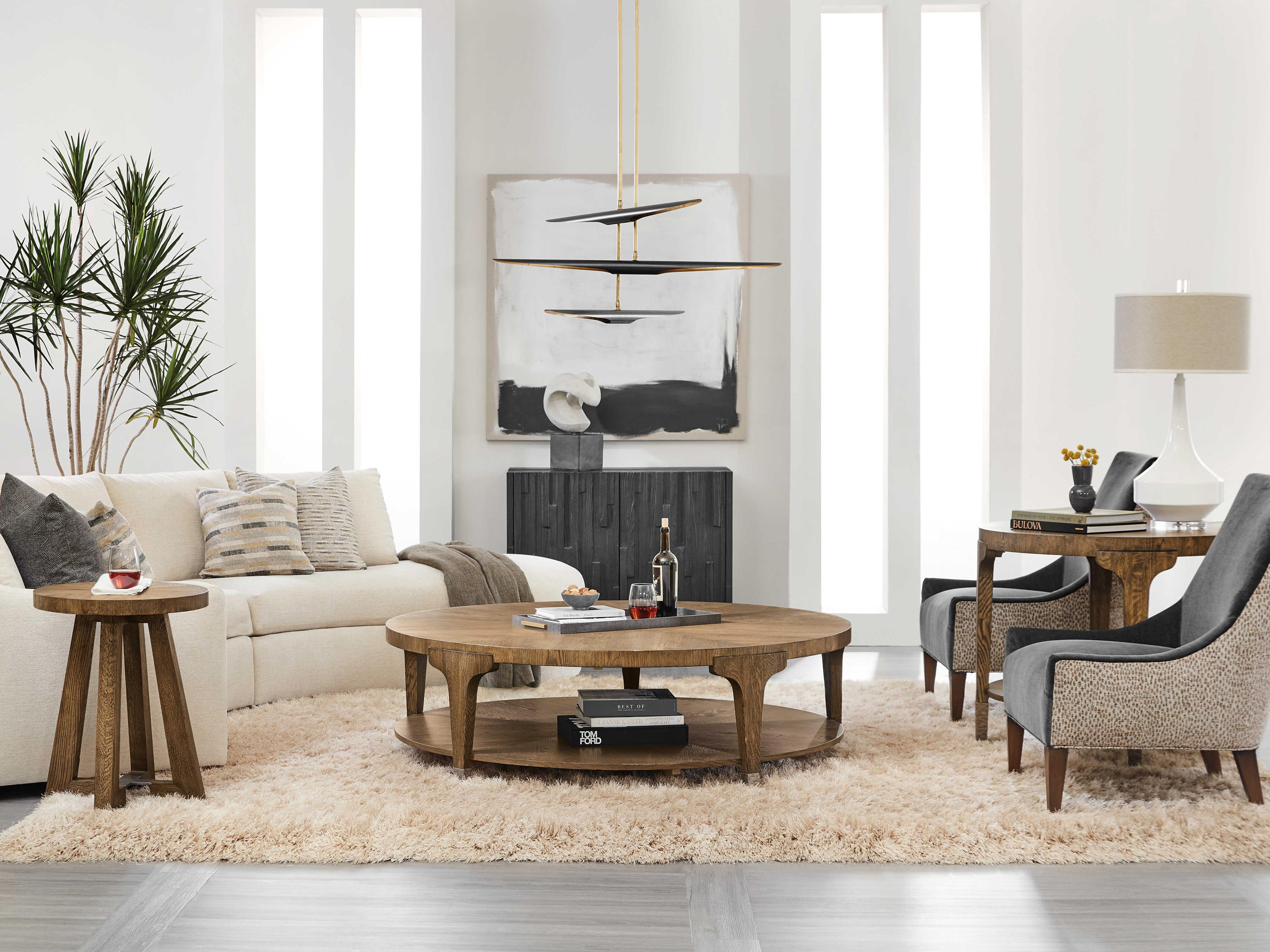 Luxecor Heritage Round Wood Sorrel End Table