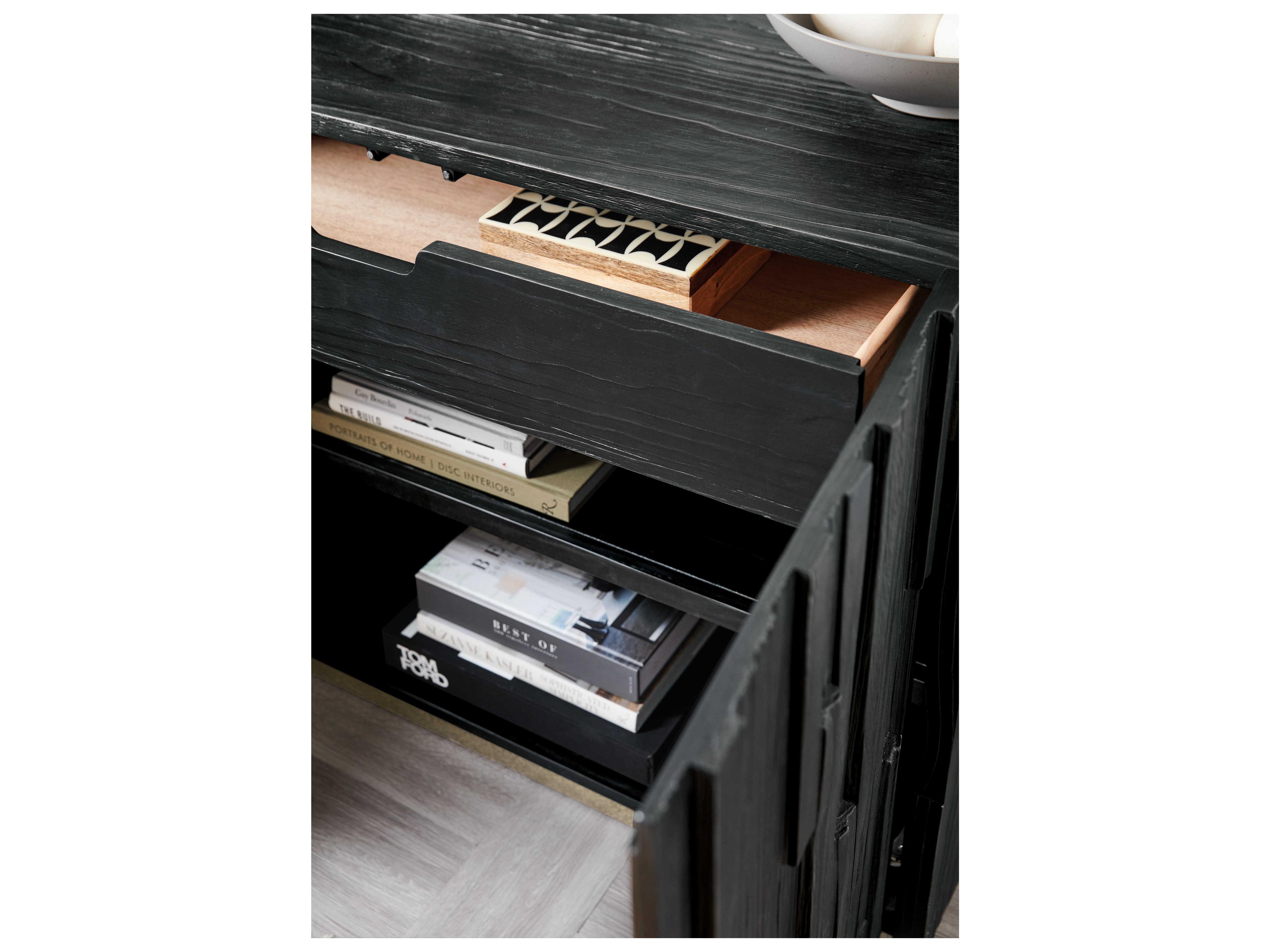 Luxecor Heritage Black Pewter Pine Wood Accent Chest