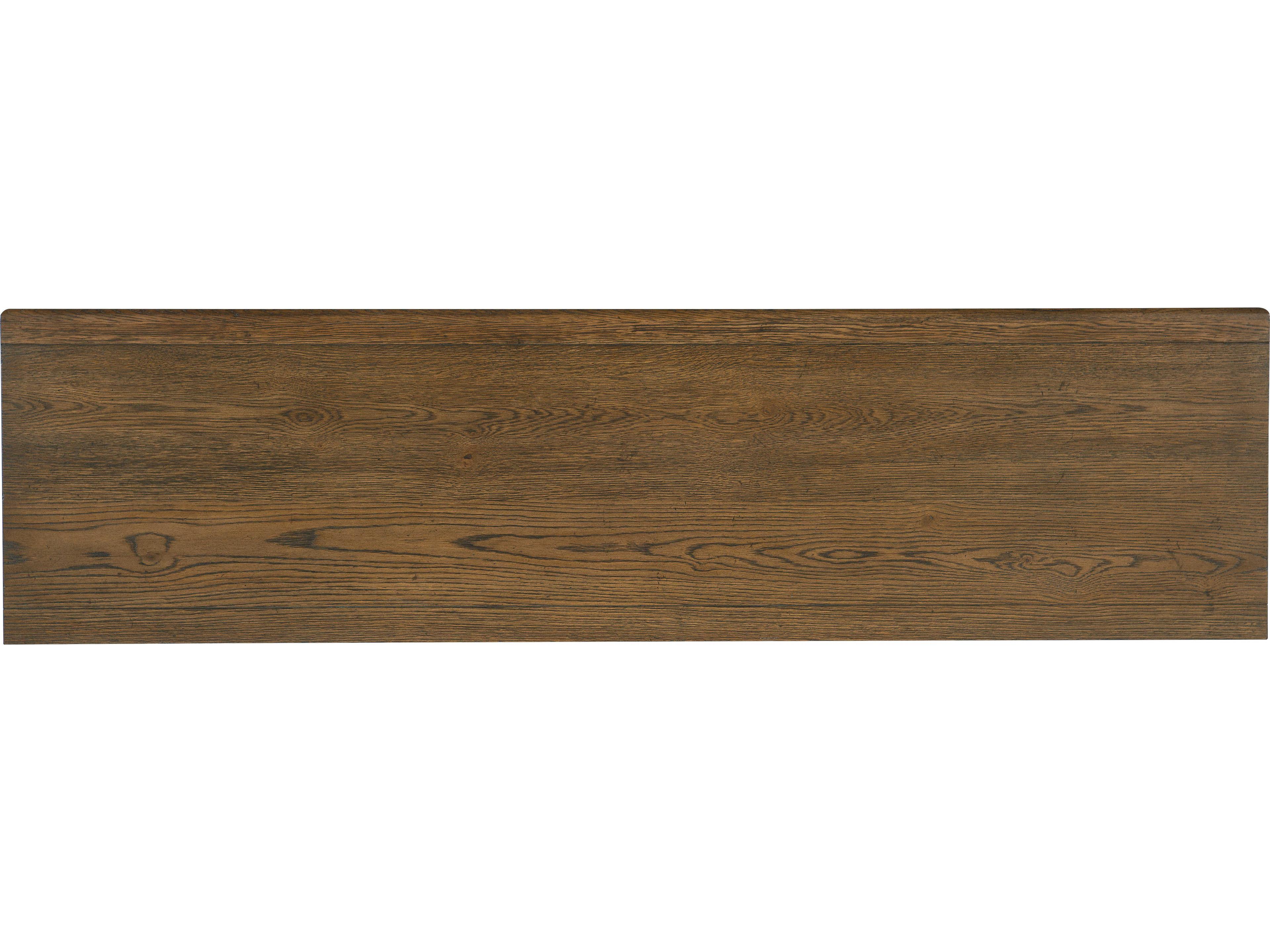 Luxecor Heritage 9-Drawers Brown Oak Wood Dresser