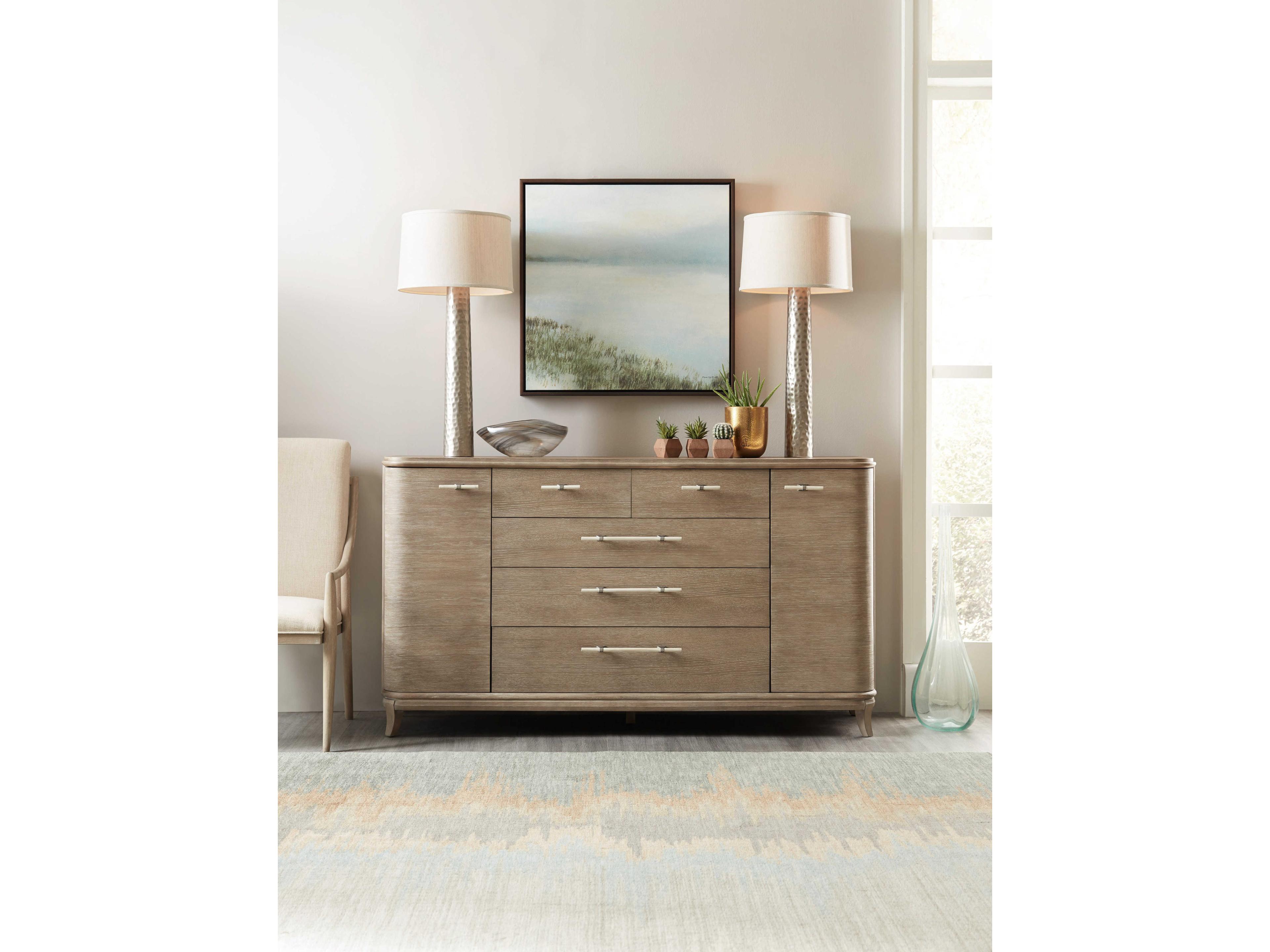 Luxecor Heritage 68" Oak Wood Sideboard