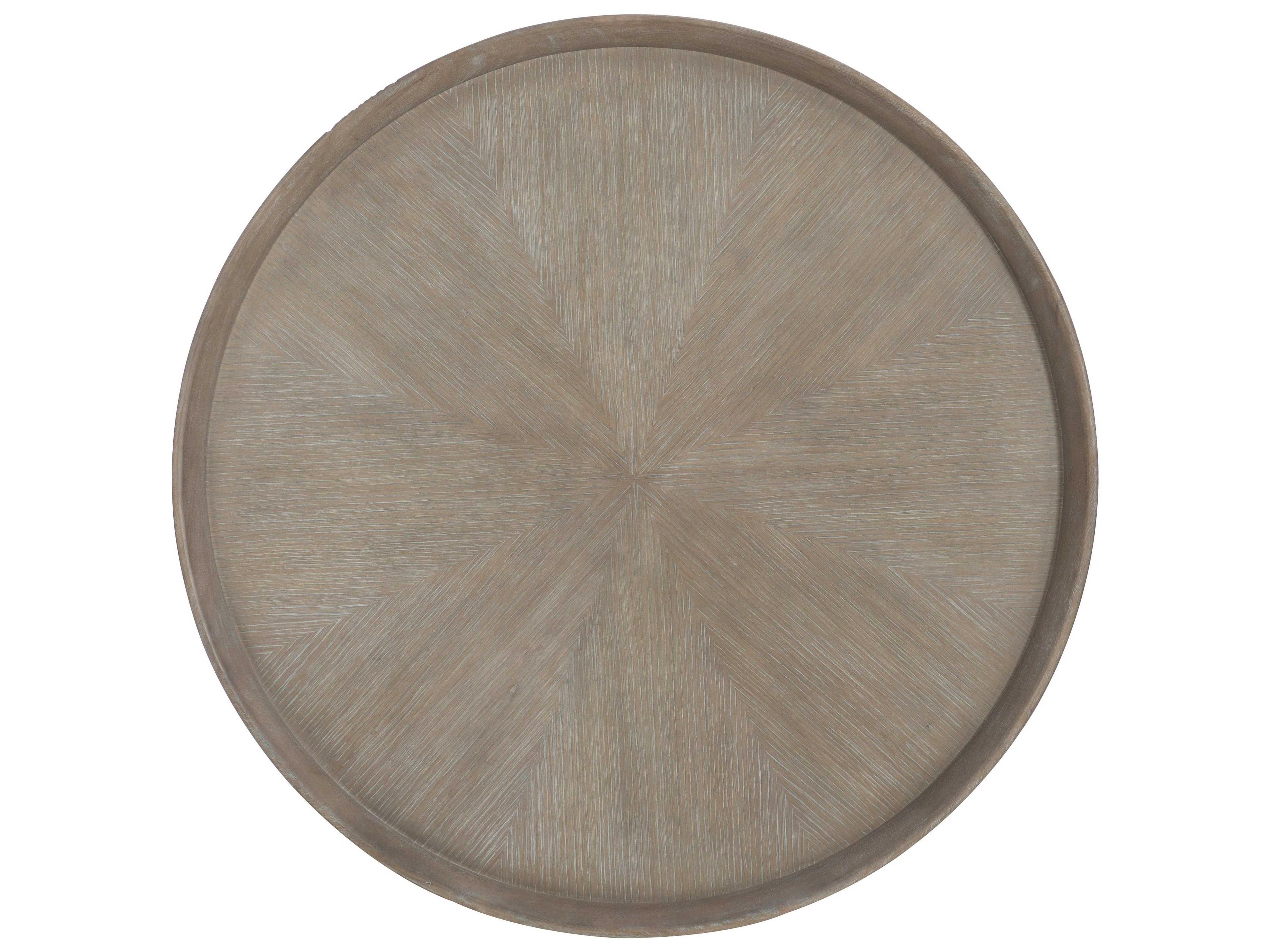 Luxecor Heritage Round Wood Cocktail Table