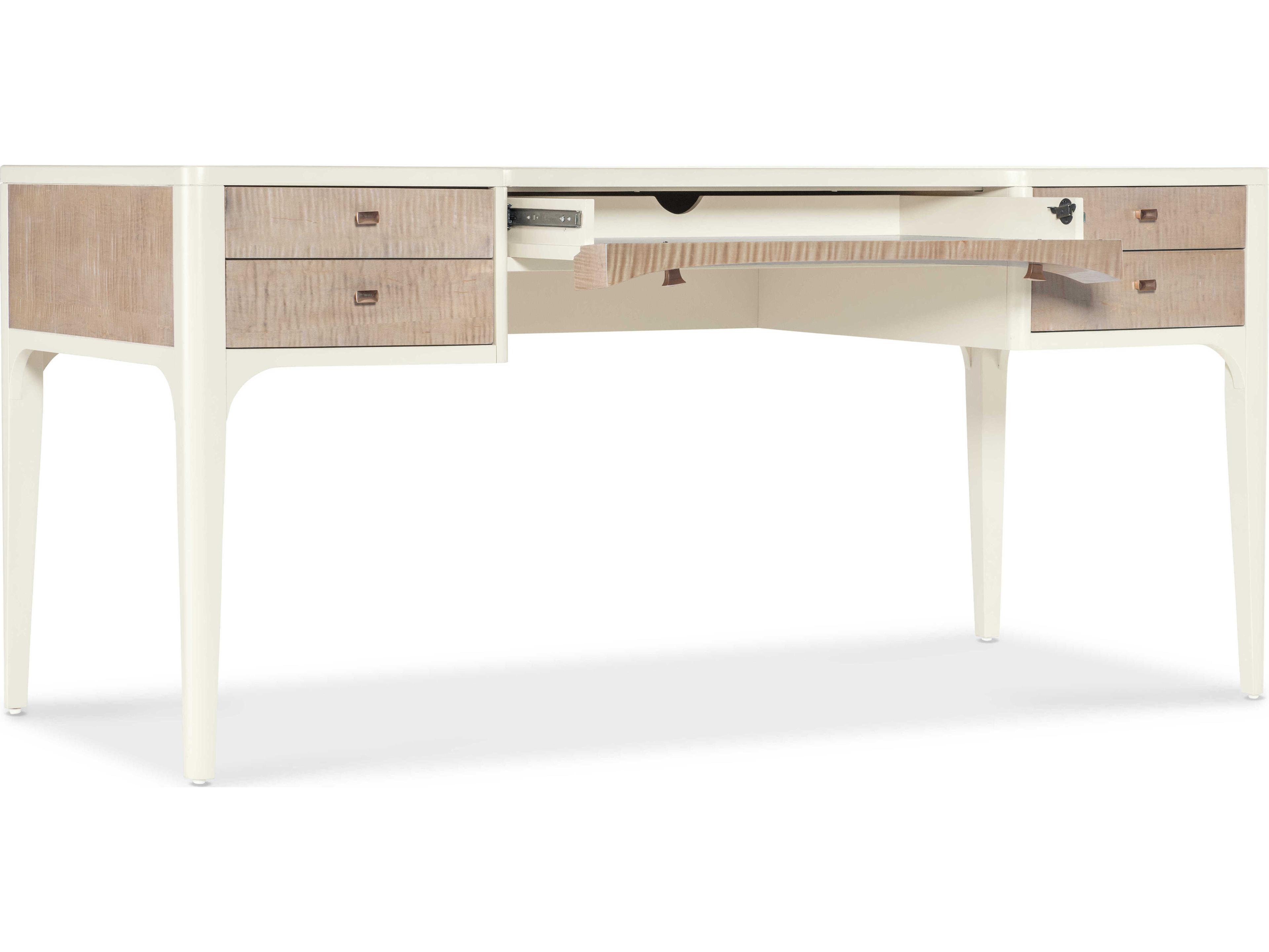 Hooker Furniture Hera Beige Maple Wood Writing Desk