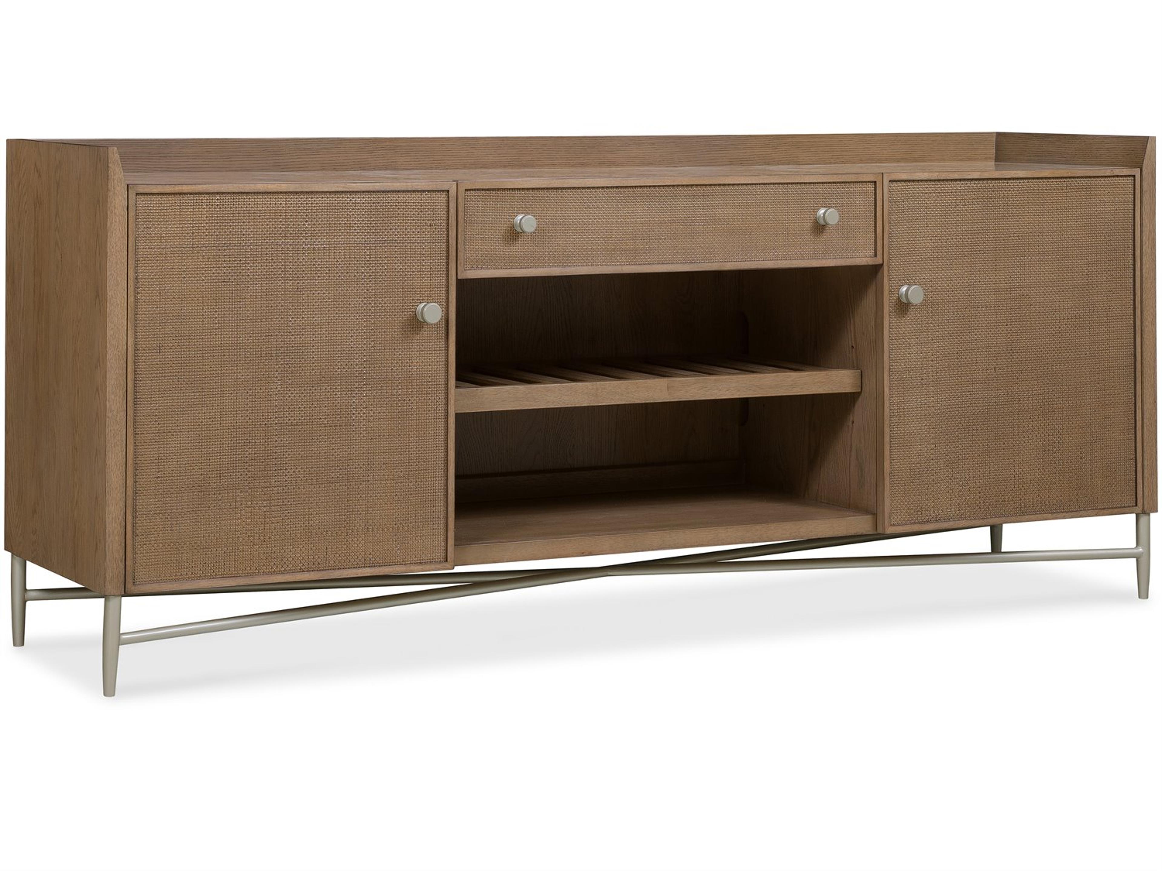 Heritage 78" Oak Wood Media Console