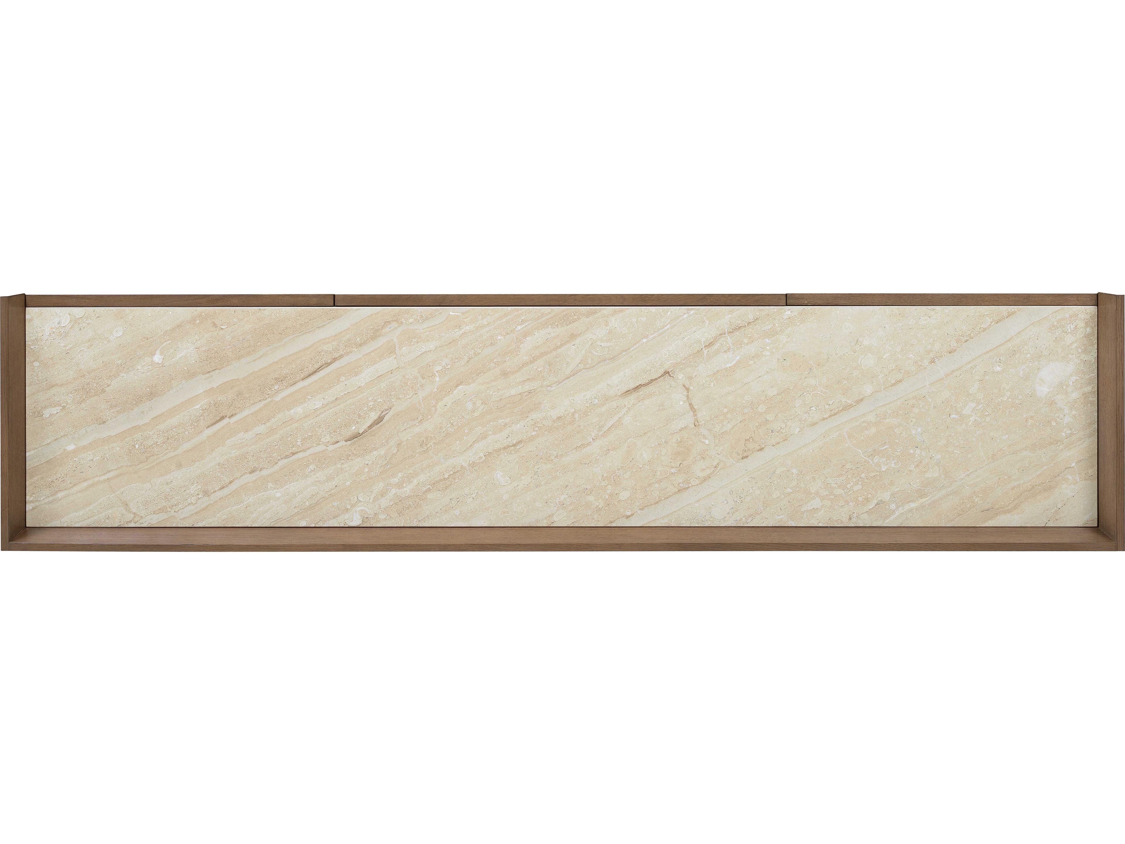 Luxecor Heritage 78" Oak Wood Media Console