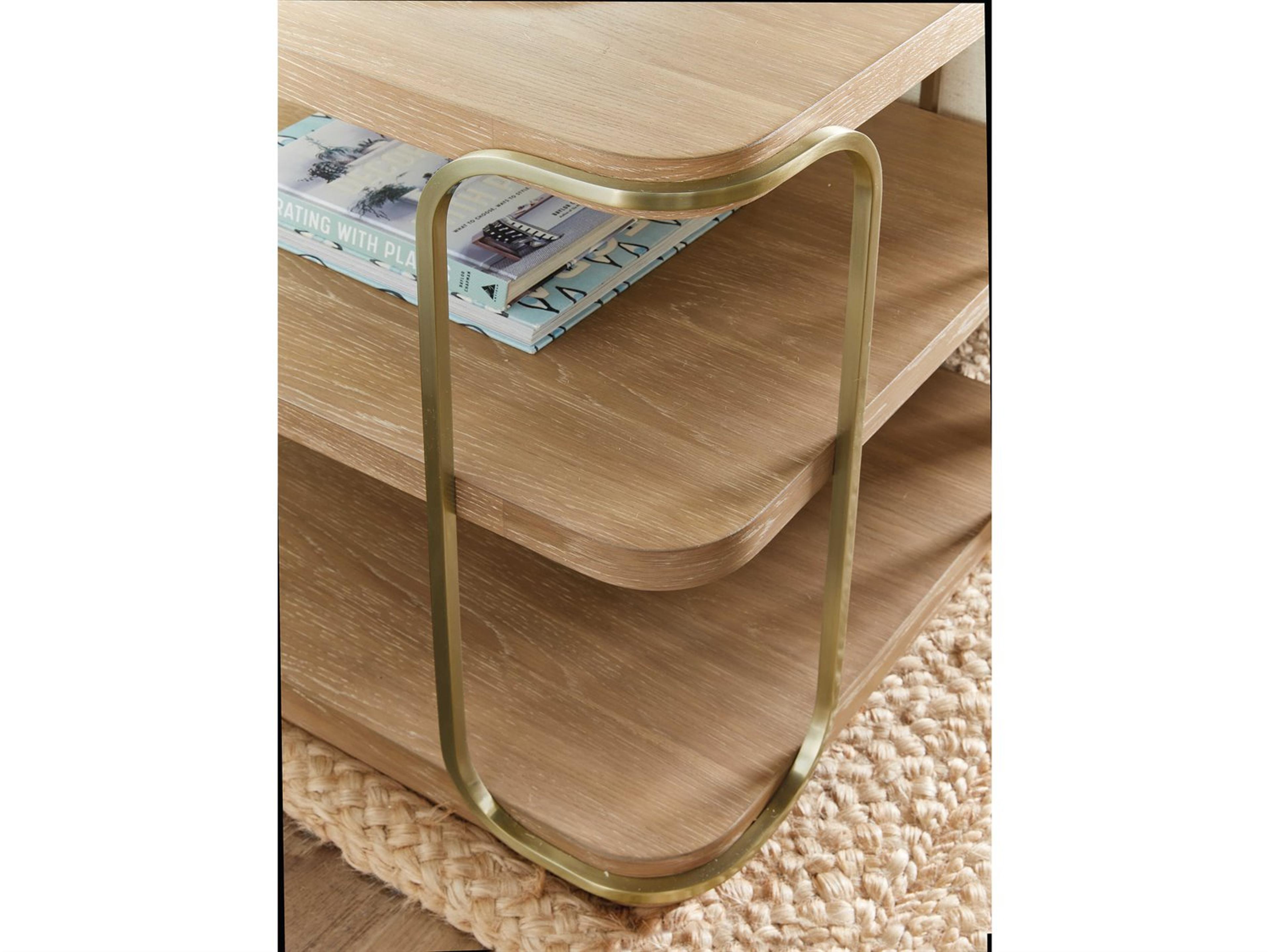 Hooker Furniture Banyon Bay Rectangular Wood Desert Oak End Table