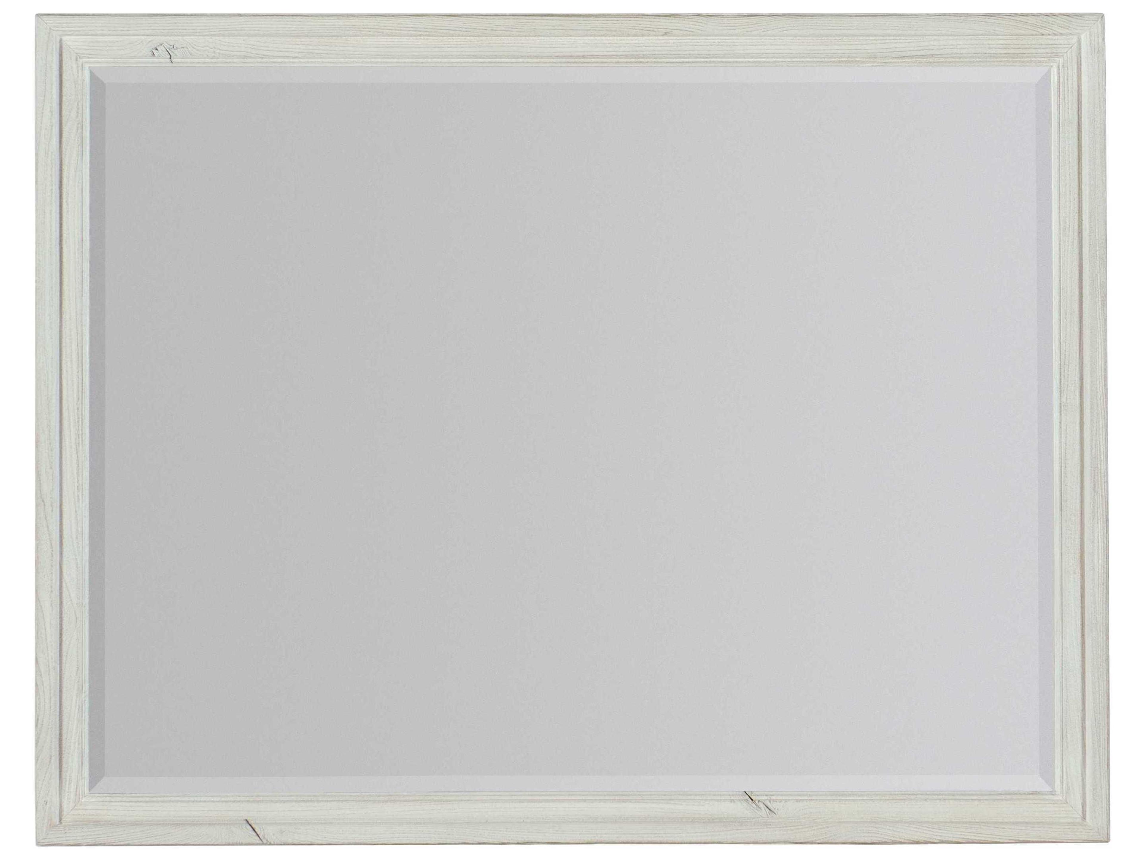 Montebello Danish White Wall Mirror Rectangular