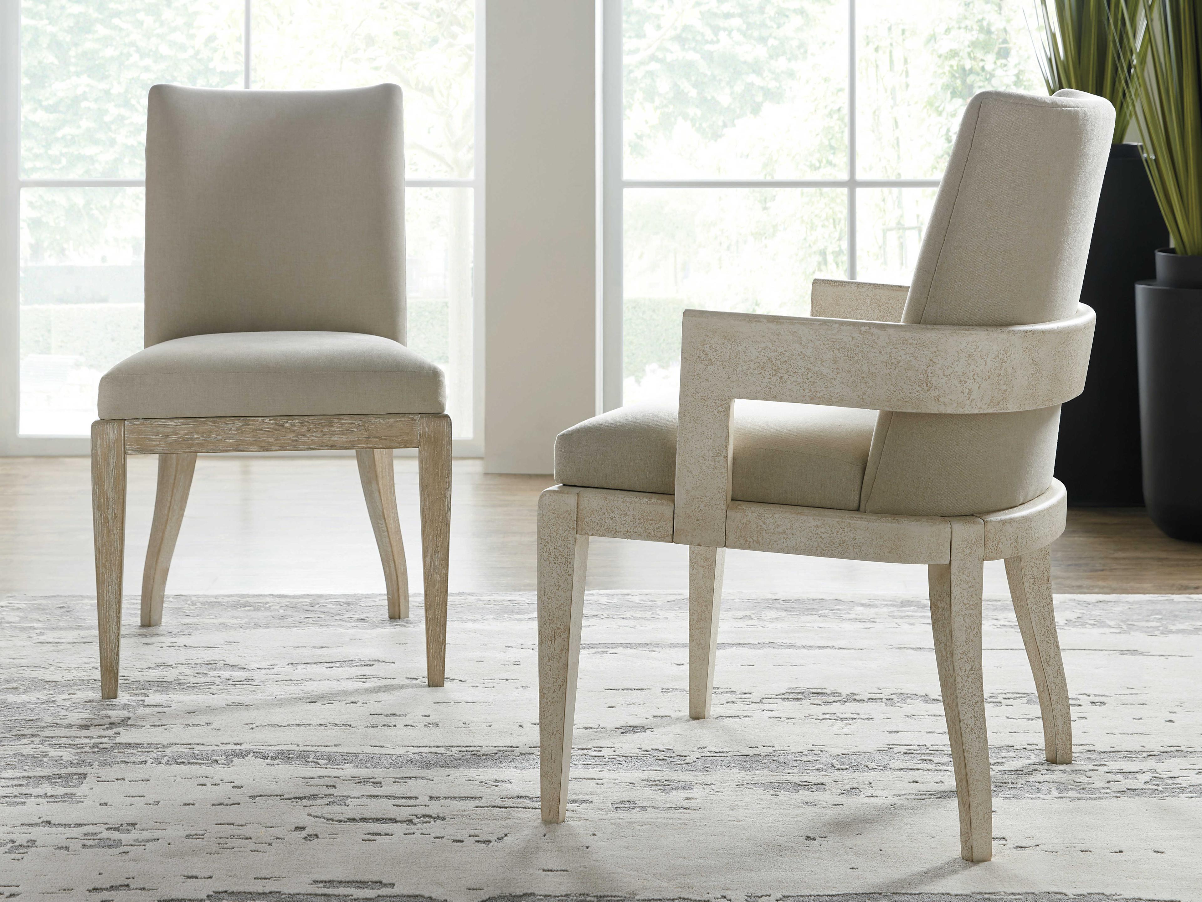 Luxecor Heritage Beige Upholstered Side Dining Chair