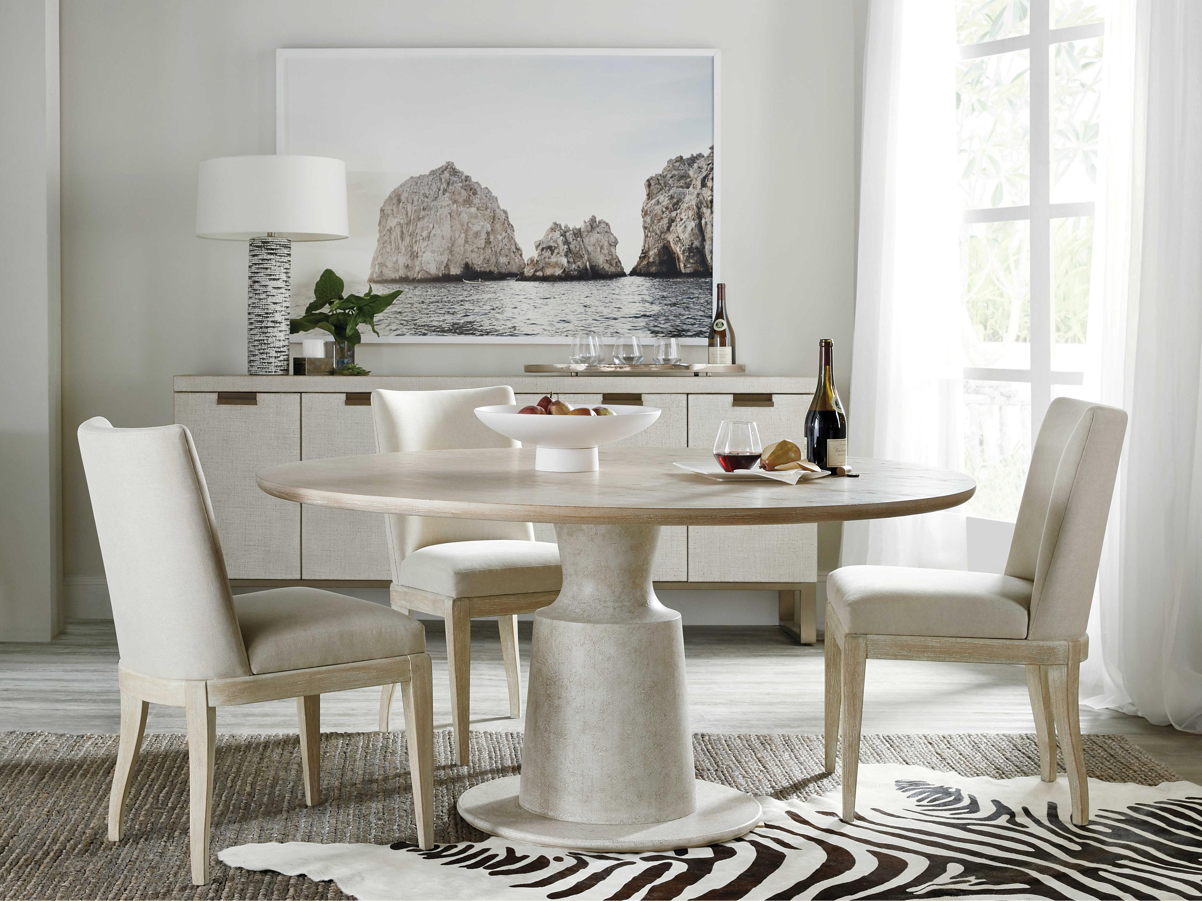 Luxecor Heritage Beige Upholstered Side Dining Chair