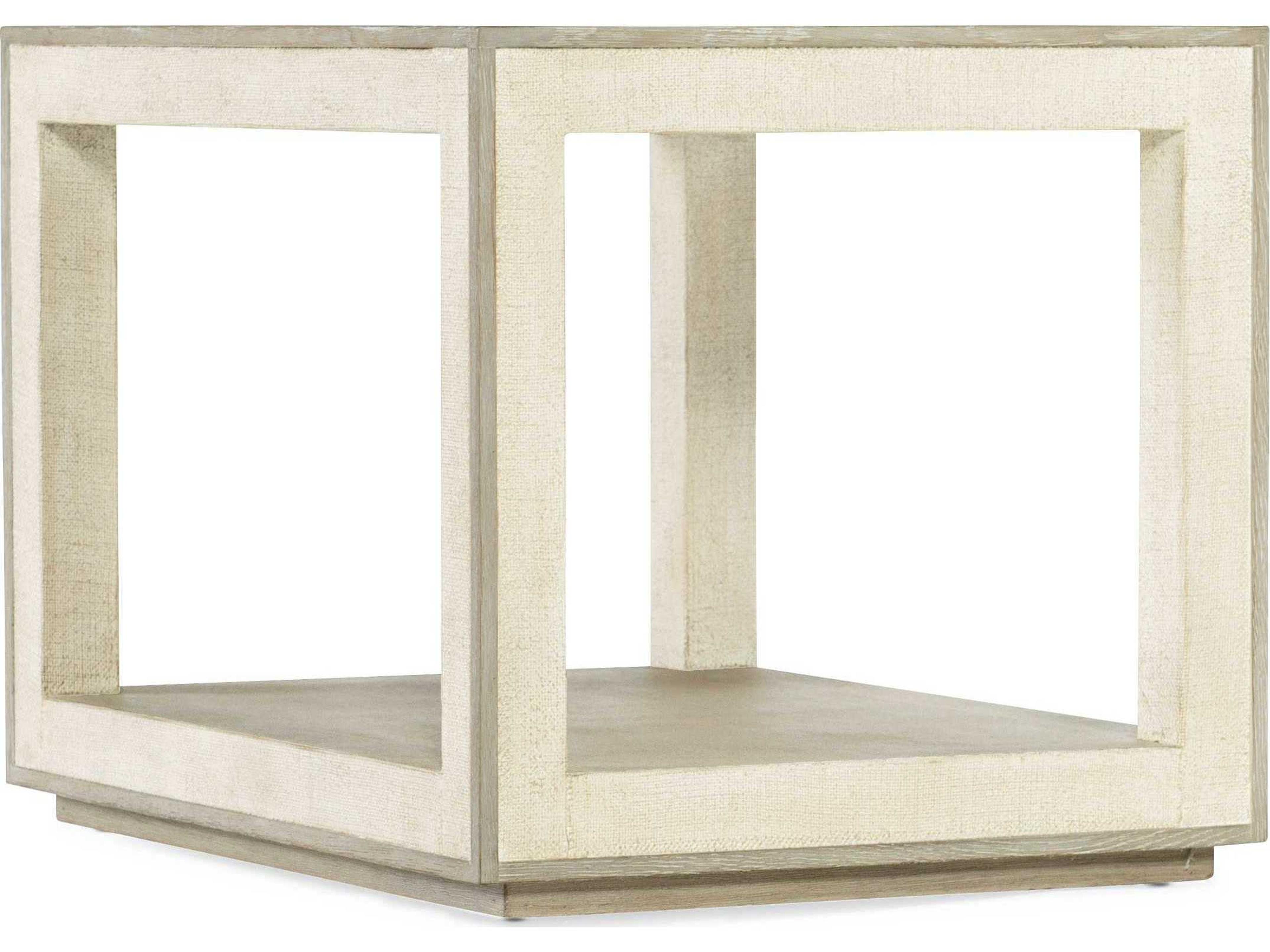 Hooker Furniture Cascade Rectangular Wood Terrain Pebble Beach End Table