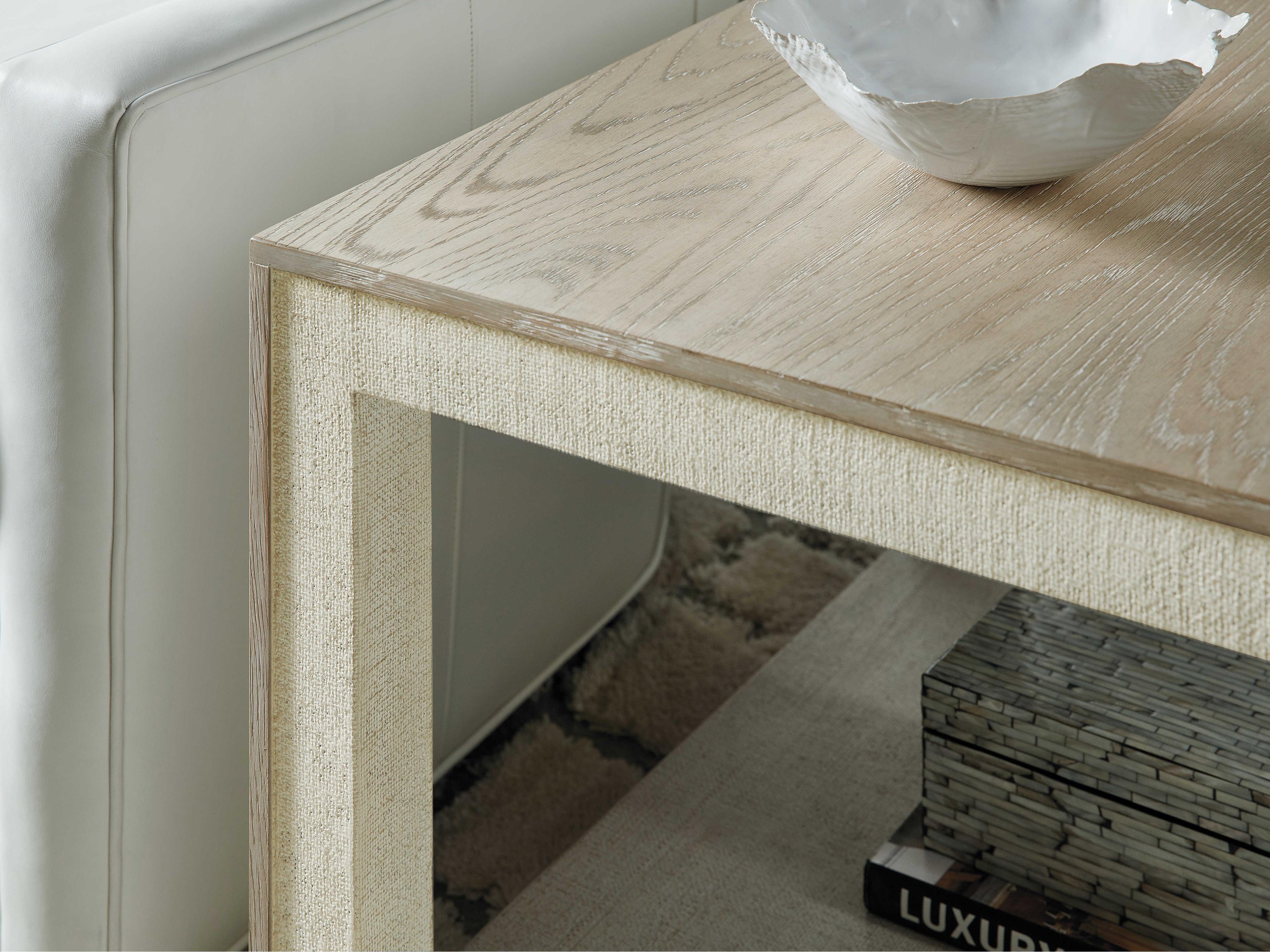 Hooker Furniture Cascade Rectangular Wood Terrain Pebble Beach End Table