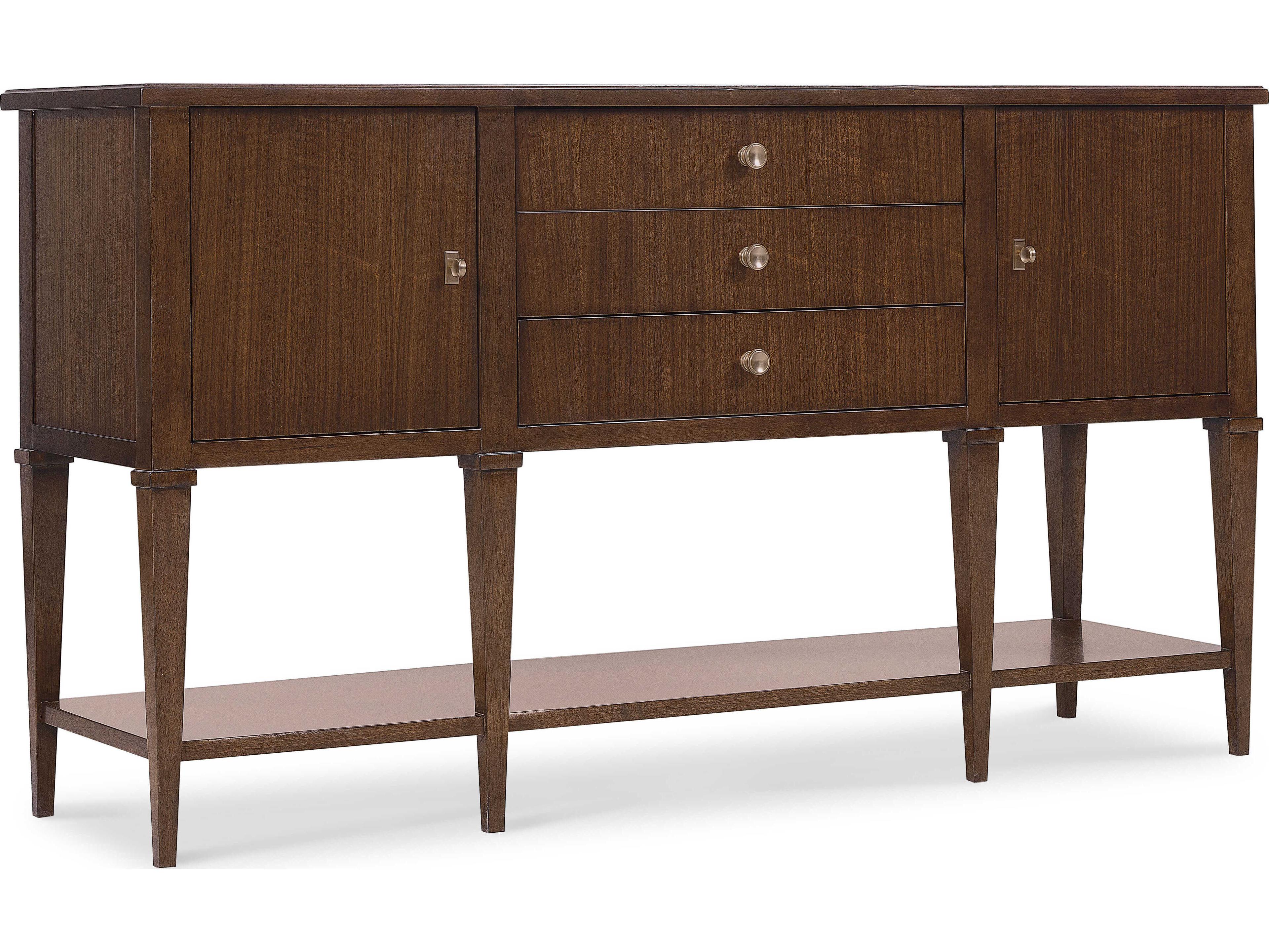 Archives 66" Oak Wood Sideboard