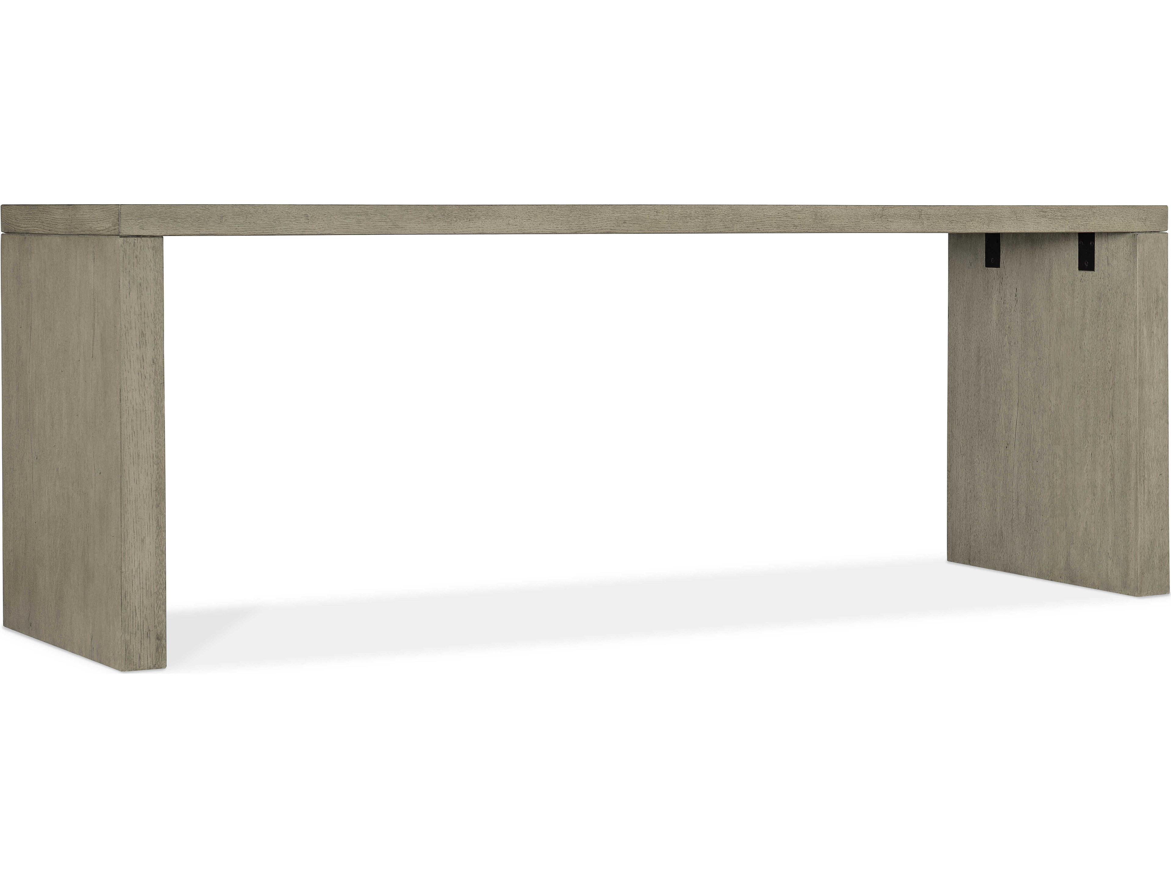 Linville Falls Wood Gray Oak Computer Desk