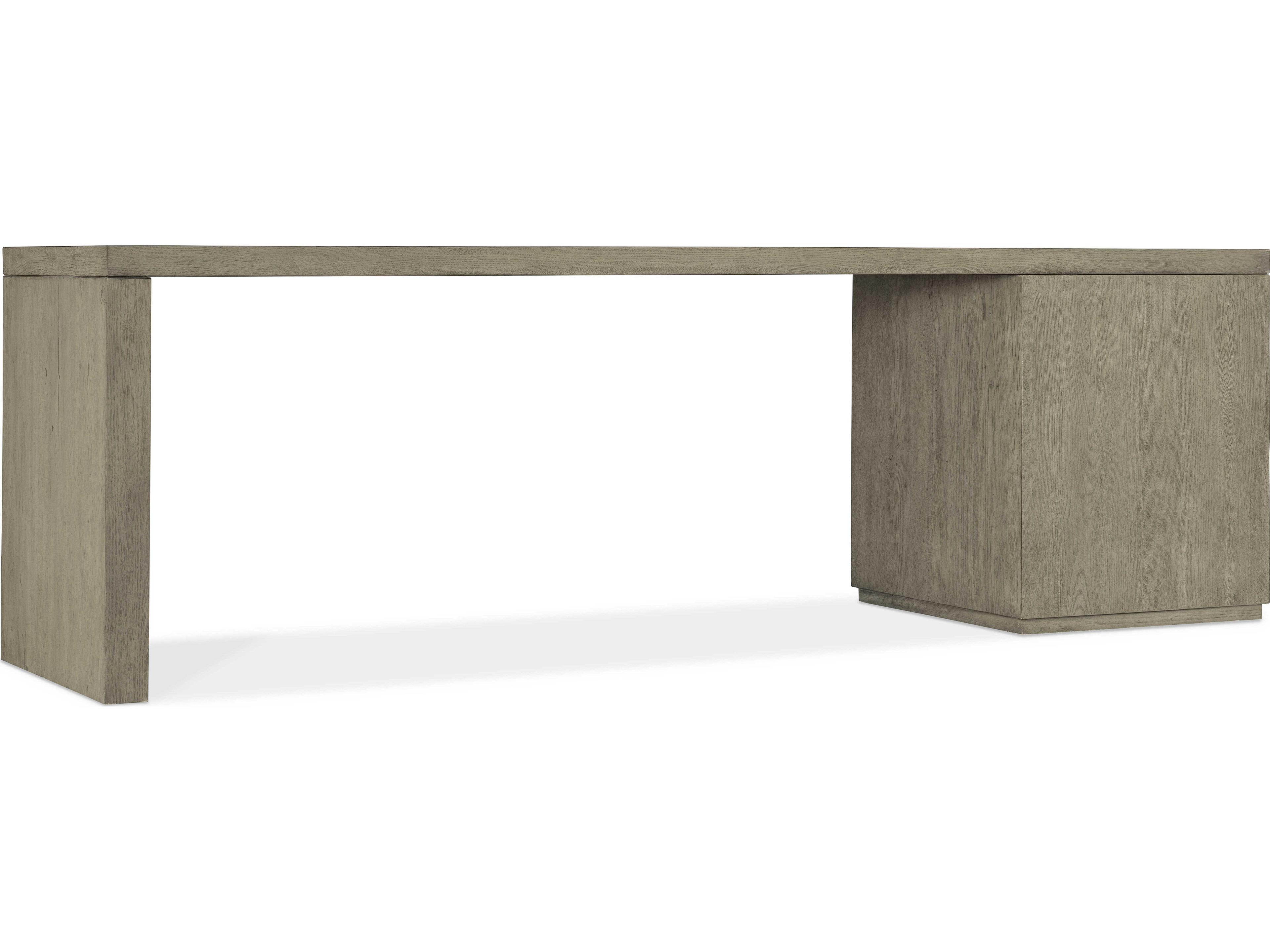 Hooker Furniture Linville Falls Wood Gray Oak Secretary Desk