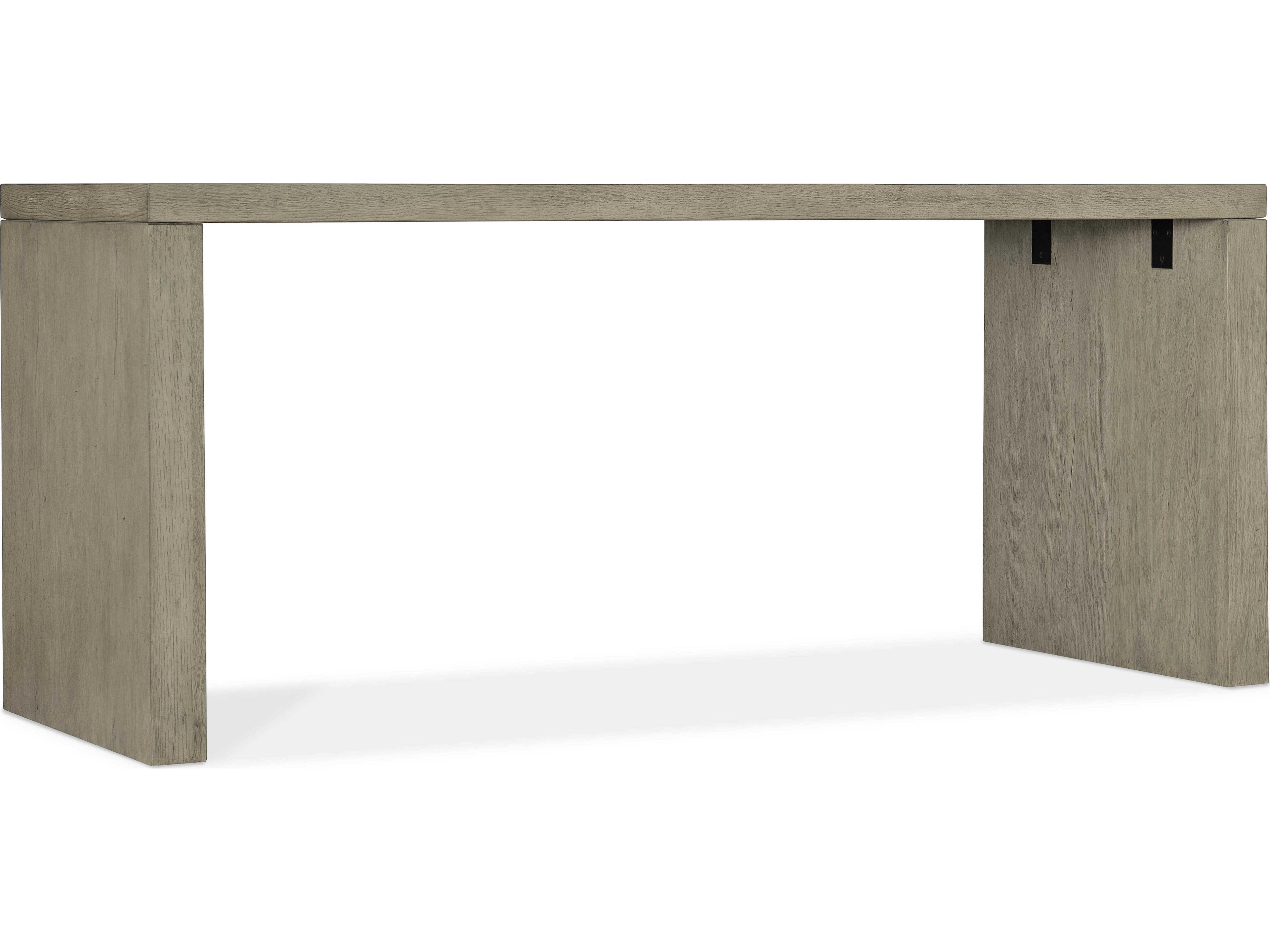 Linville Falls Wood Gray Oak Computer Desk