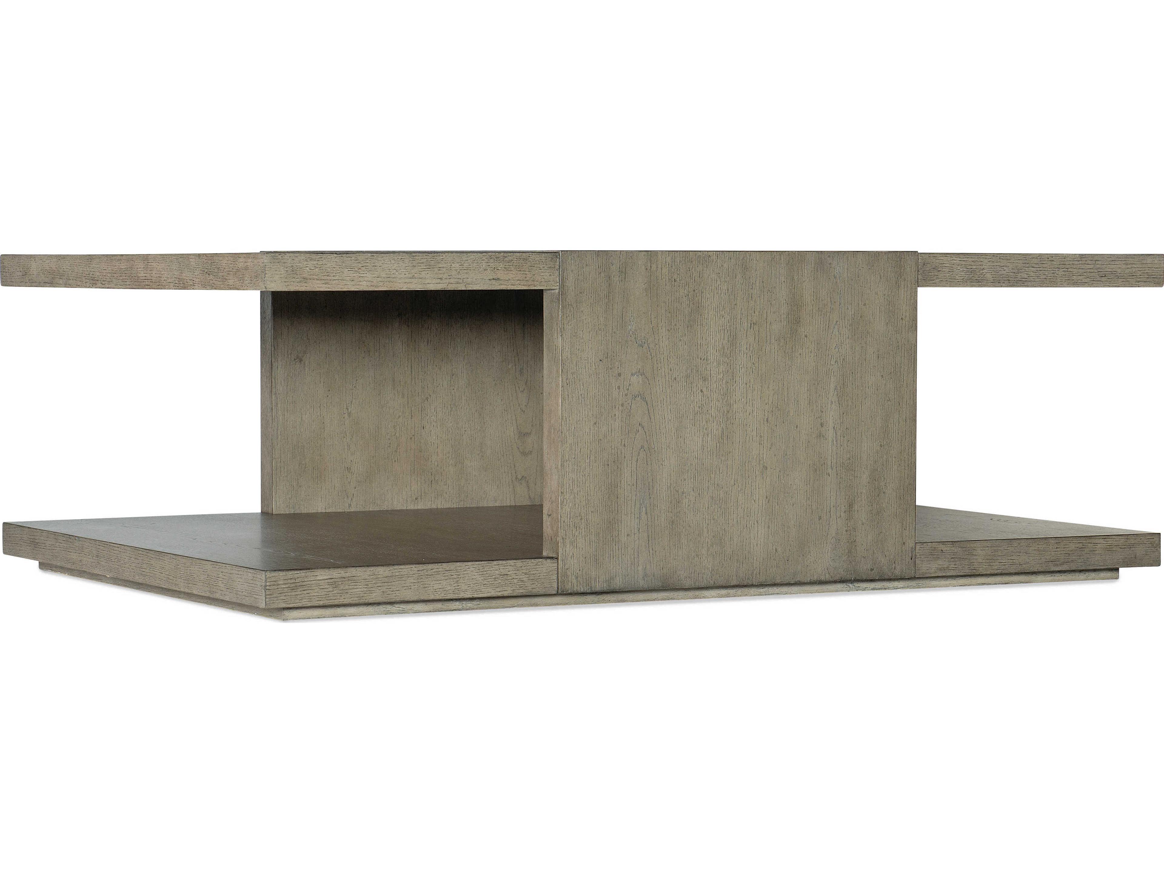 Hooker Furniture Linville Falls Overlook Trails Rectangular Wood Cocktail Table