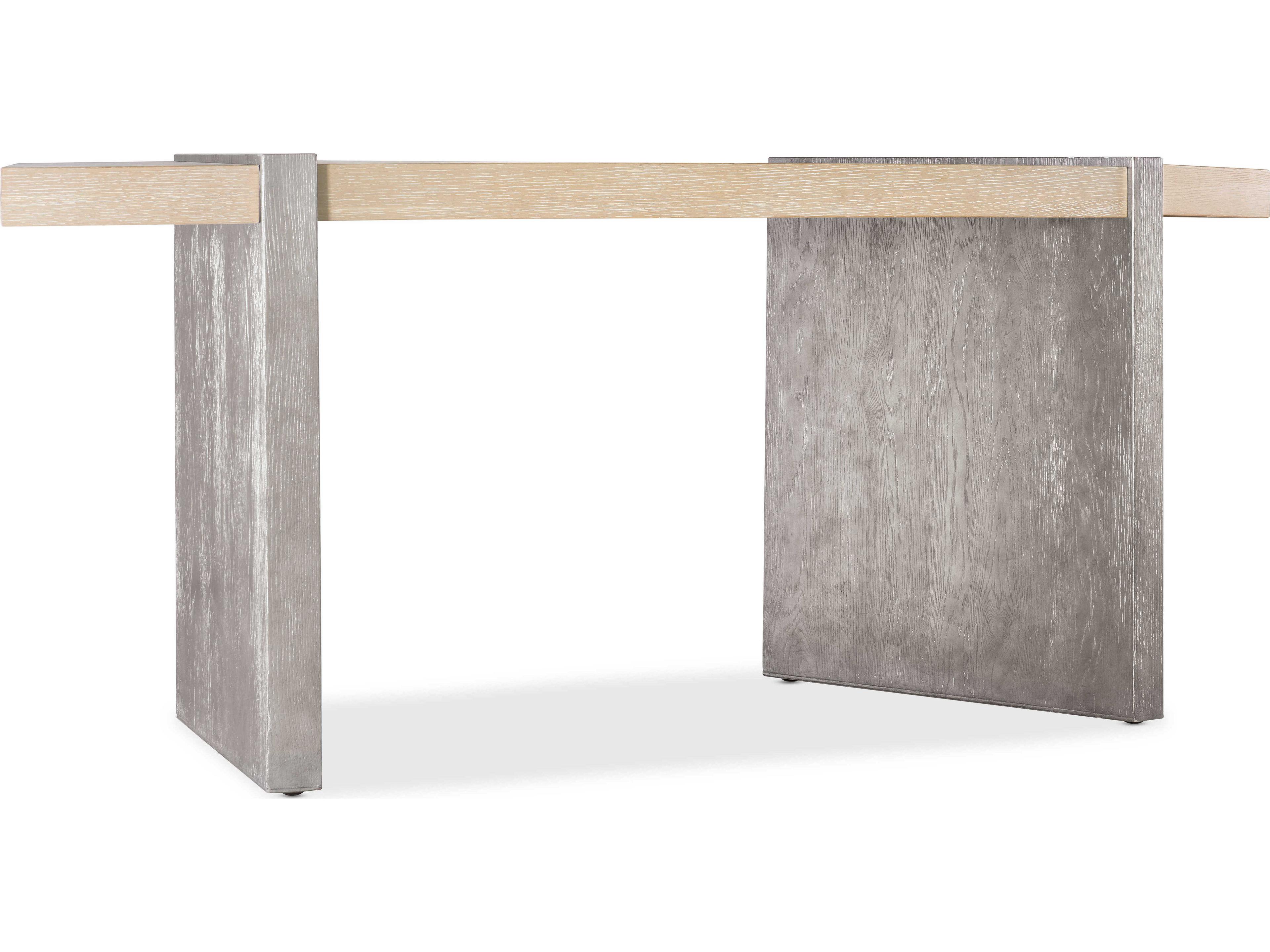 Hooker Furniture Melange Selleck Light Brown Oak Wood Writing Desk