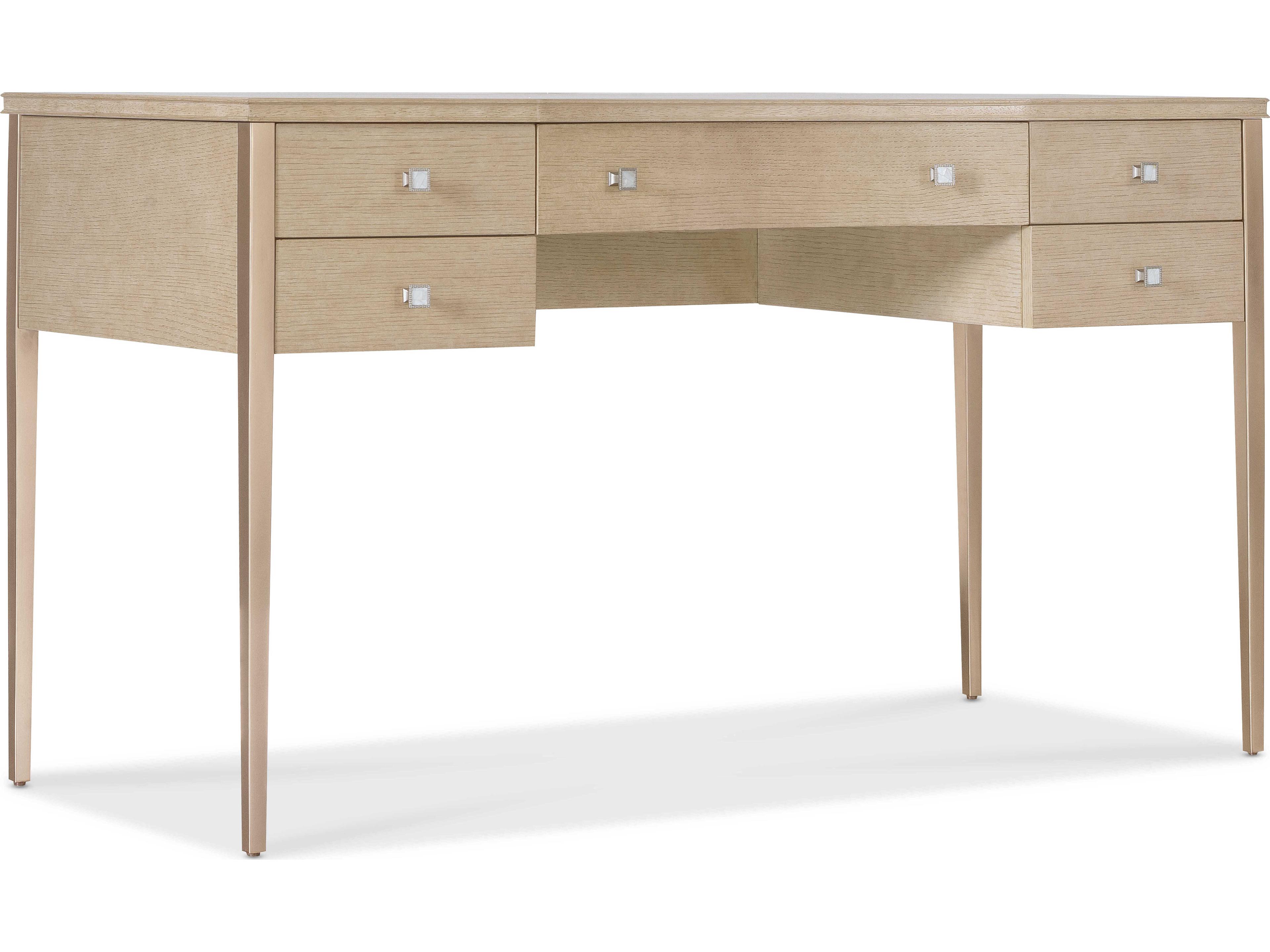 Melange Oak Wood Vanity Table