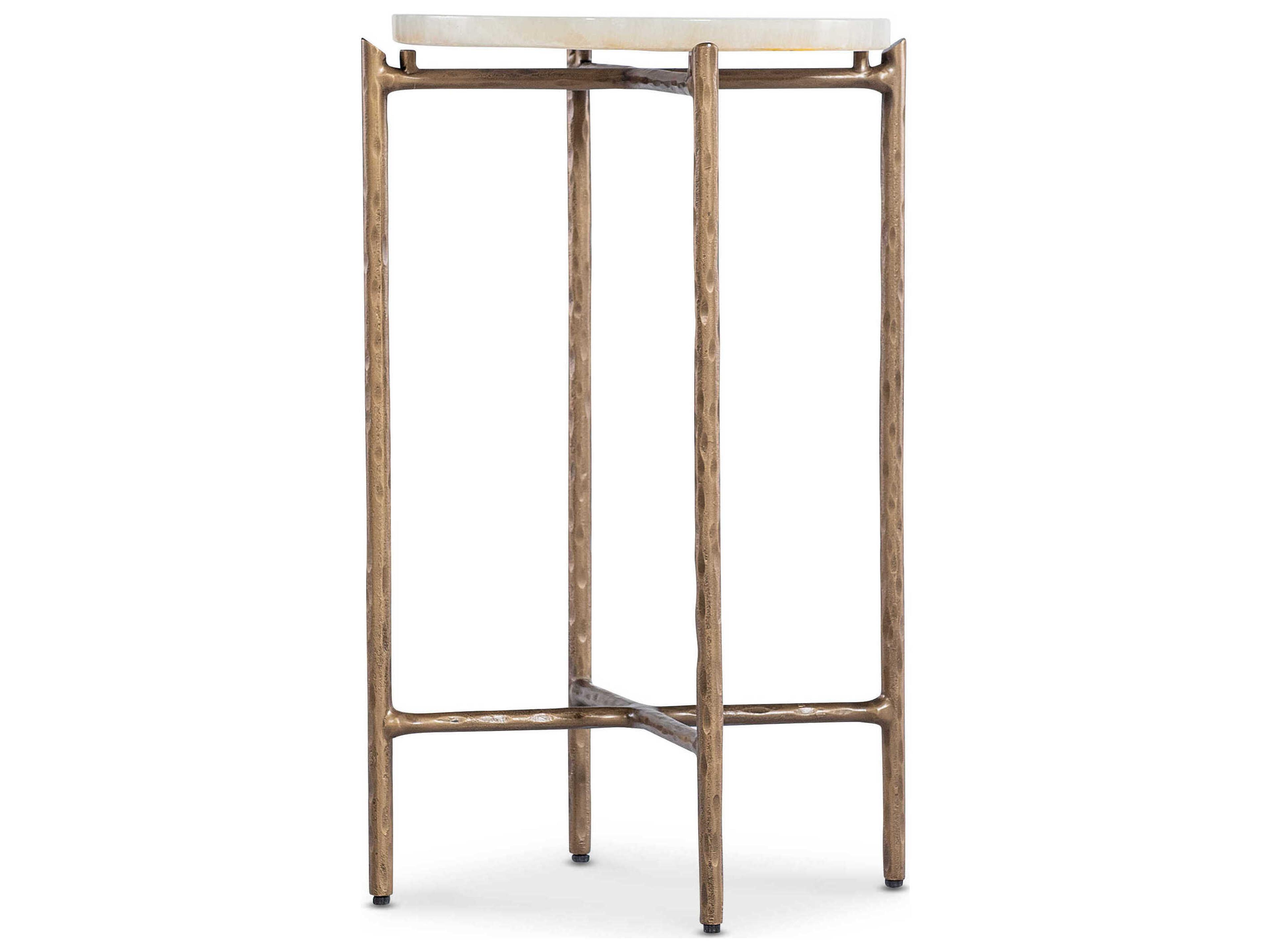 Hooker Furniture Melange Round Marble End Table