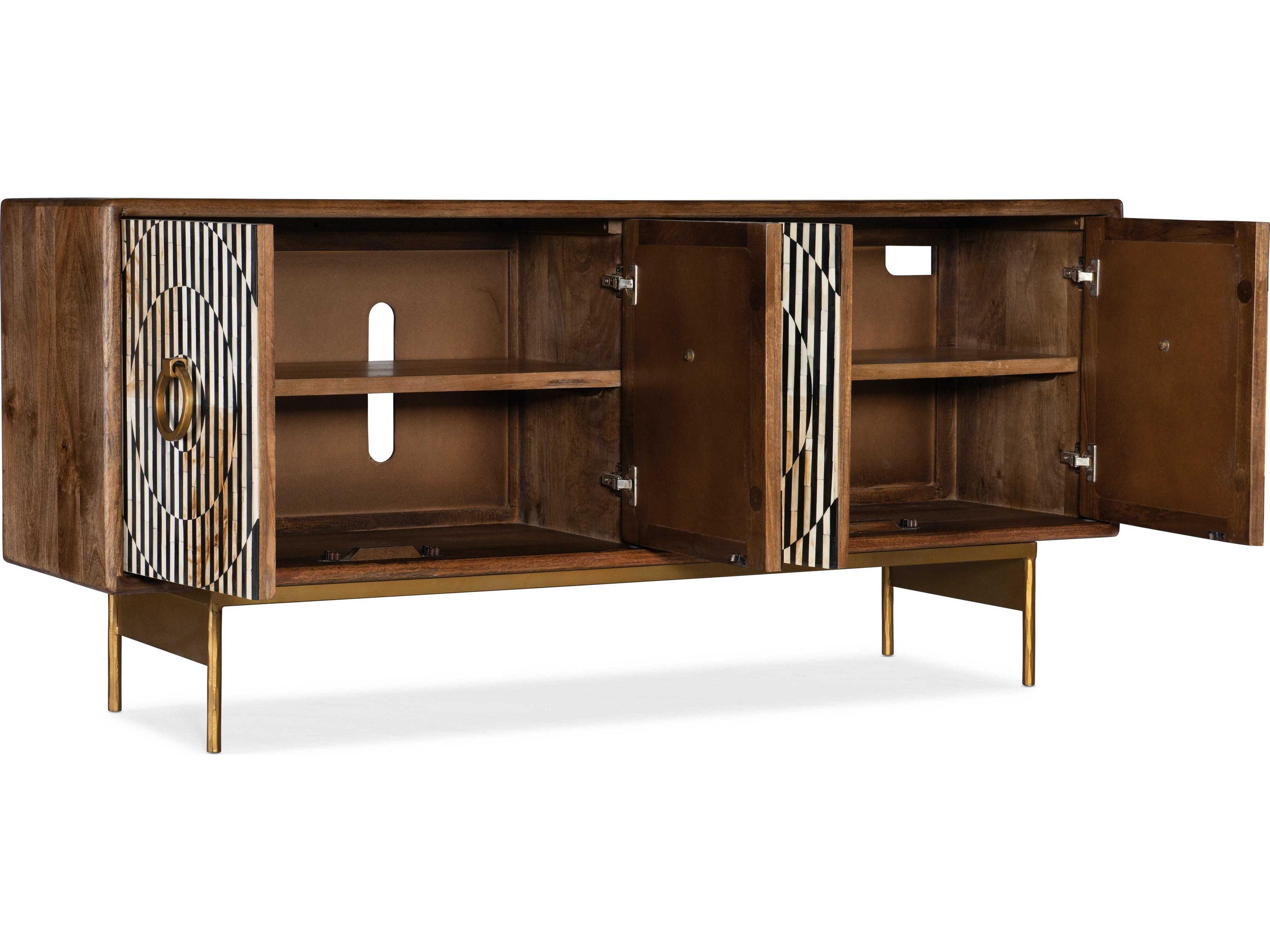 Luxecor Heritage Russell 67" Mango Wood Media Console