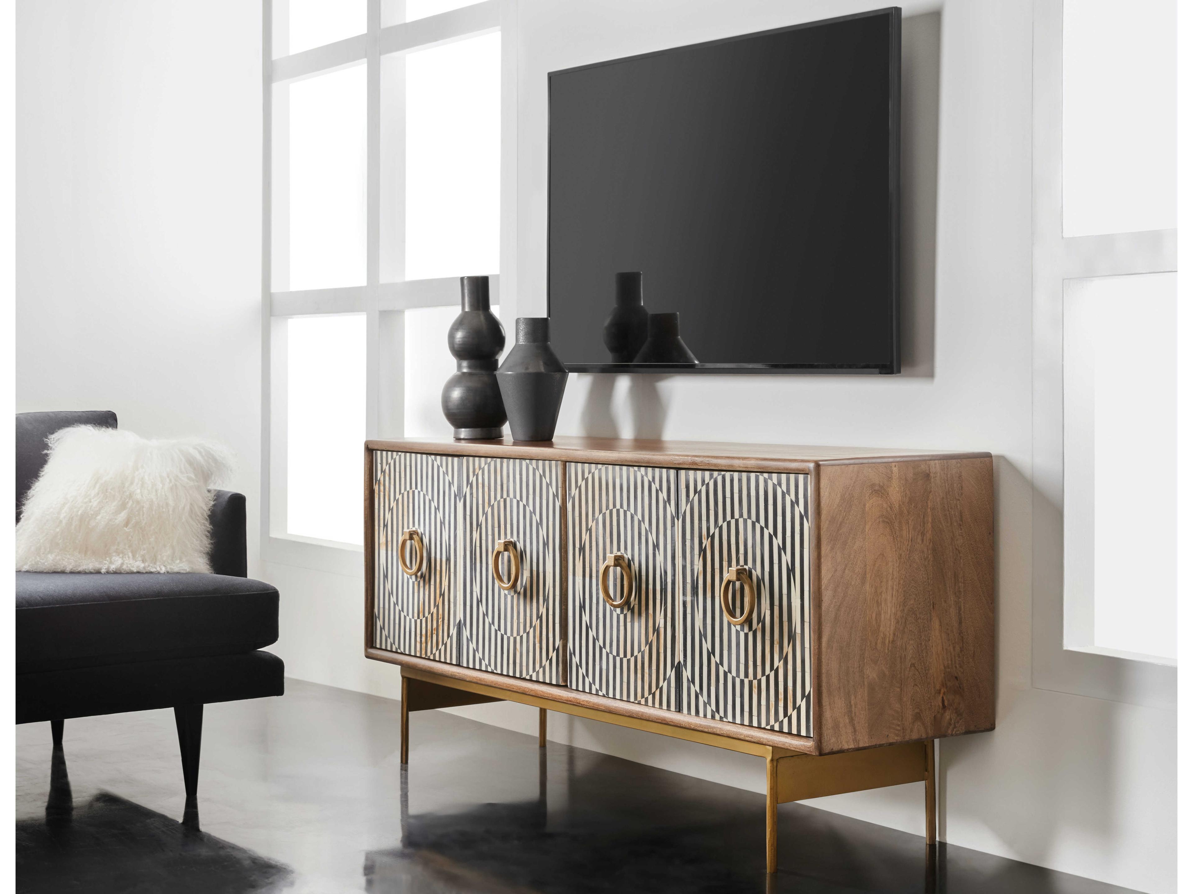 Luxecor Heritage Russell 67" Mango Wood Media Console
