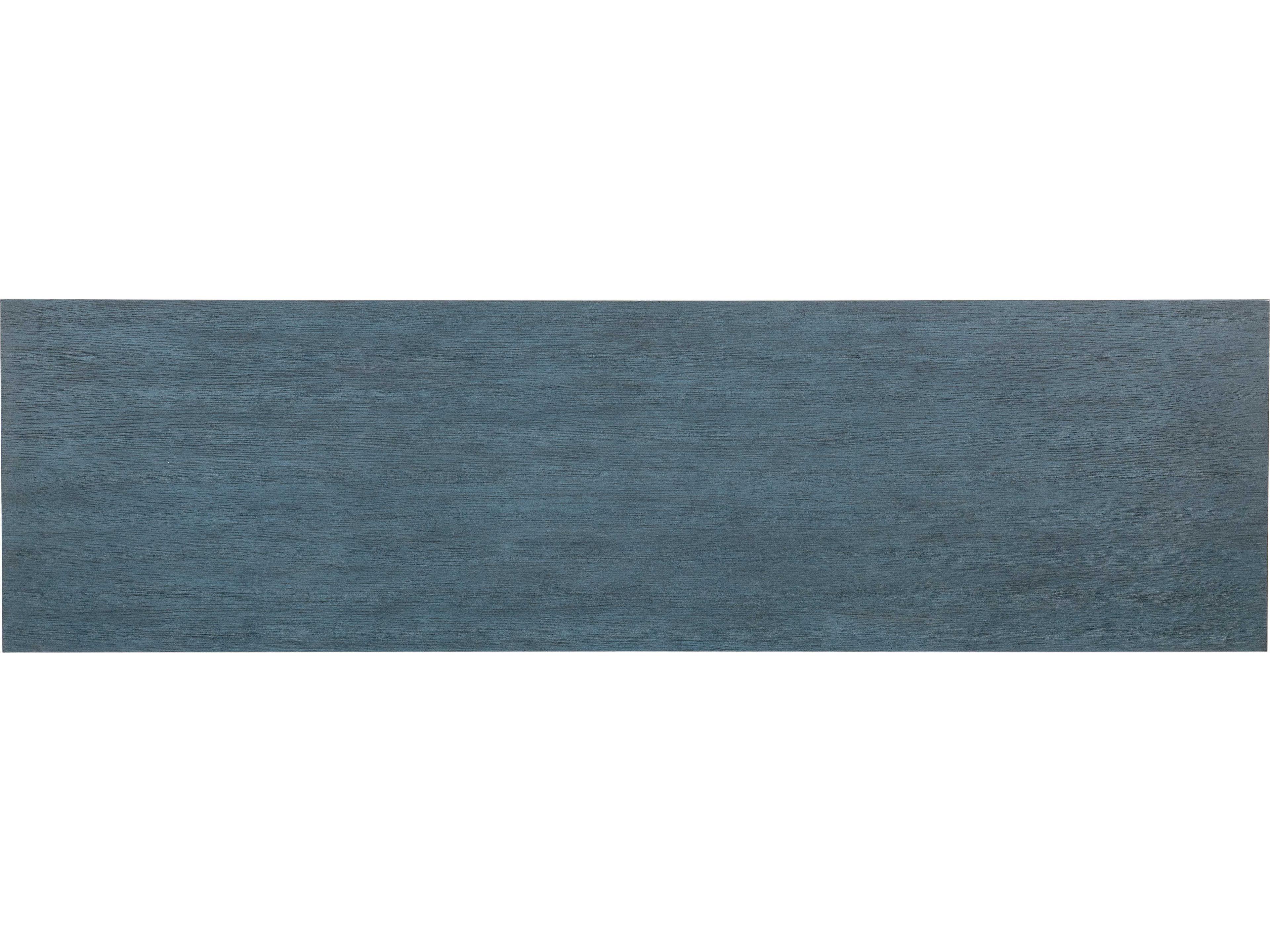 Hooker Furniture Melange Valley 64" Oak Wood Blue Media Console