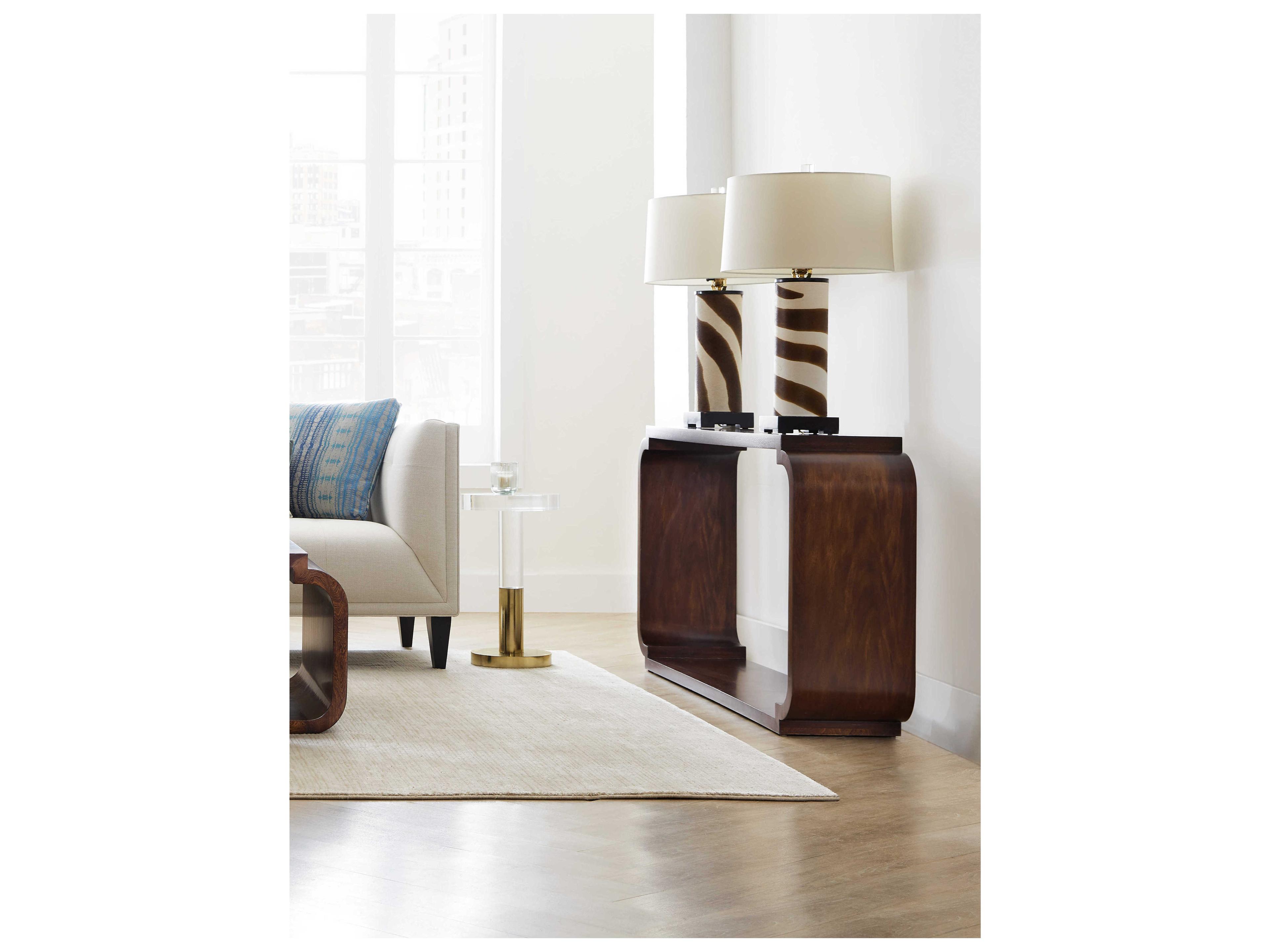 Hooker Furniture Melange Rectangular Dark Wood Console Table