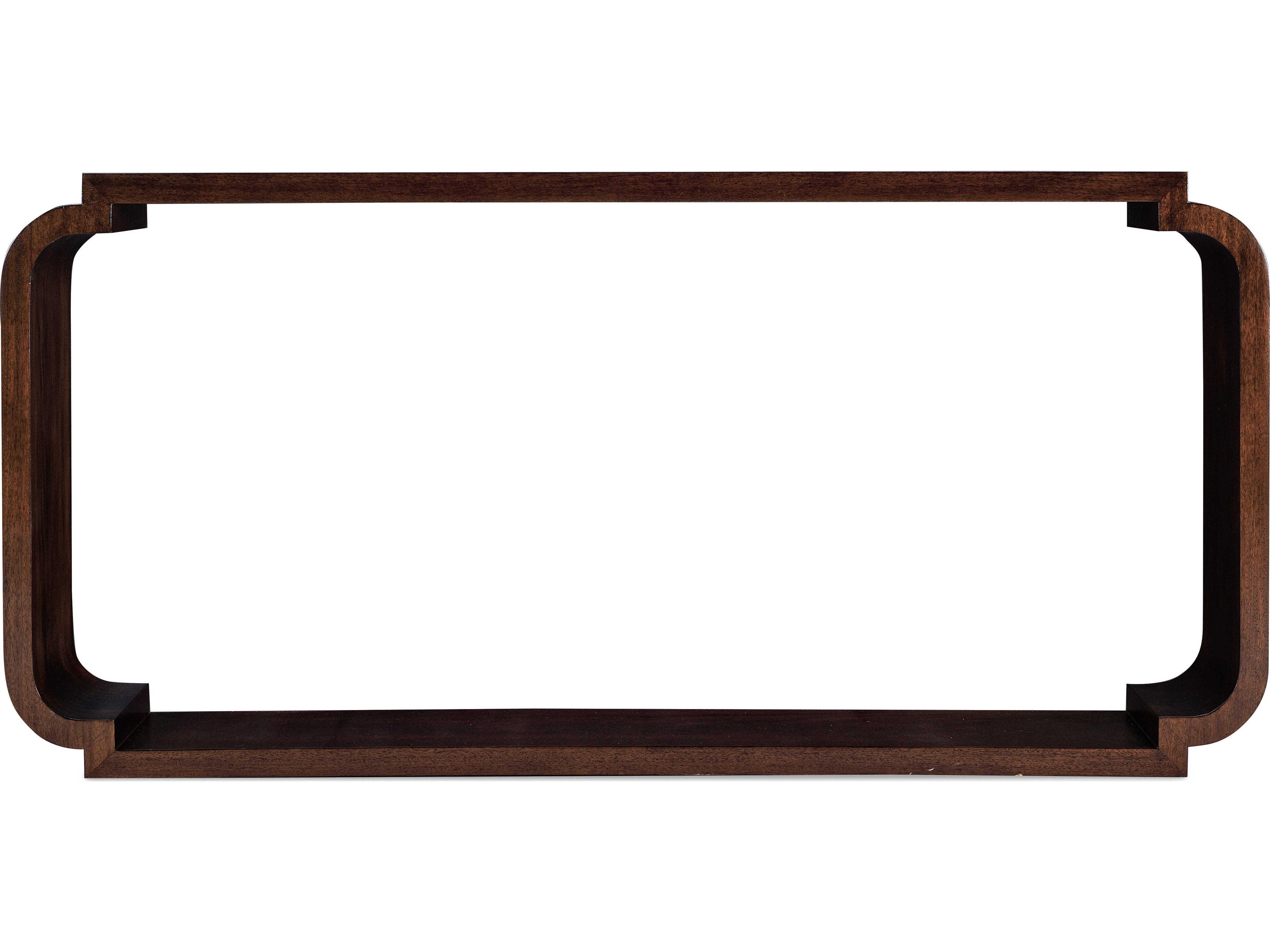 Hooker Furniture Melange Rectangular Dark Wood Console Table