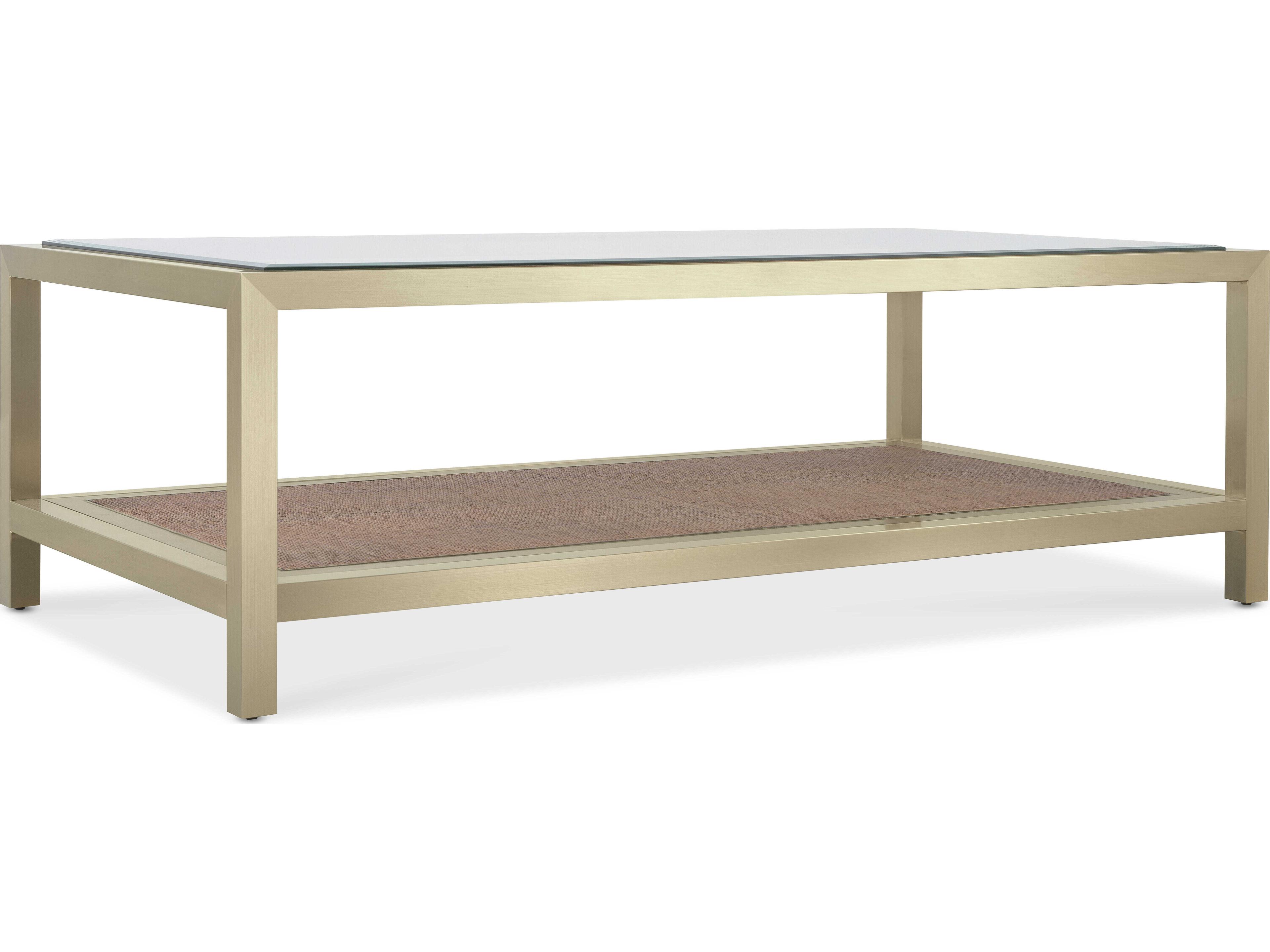 Hooker Furniture Melange Rectangular Glass Coffee Table