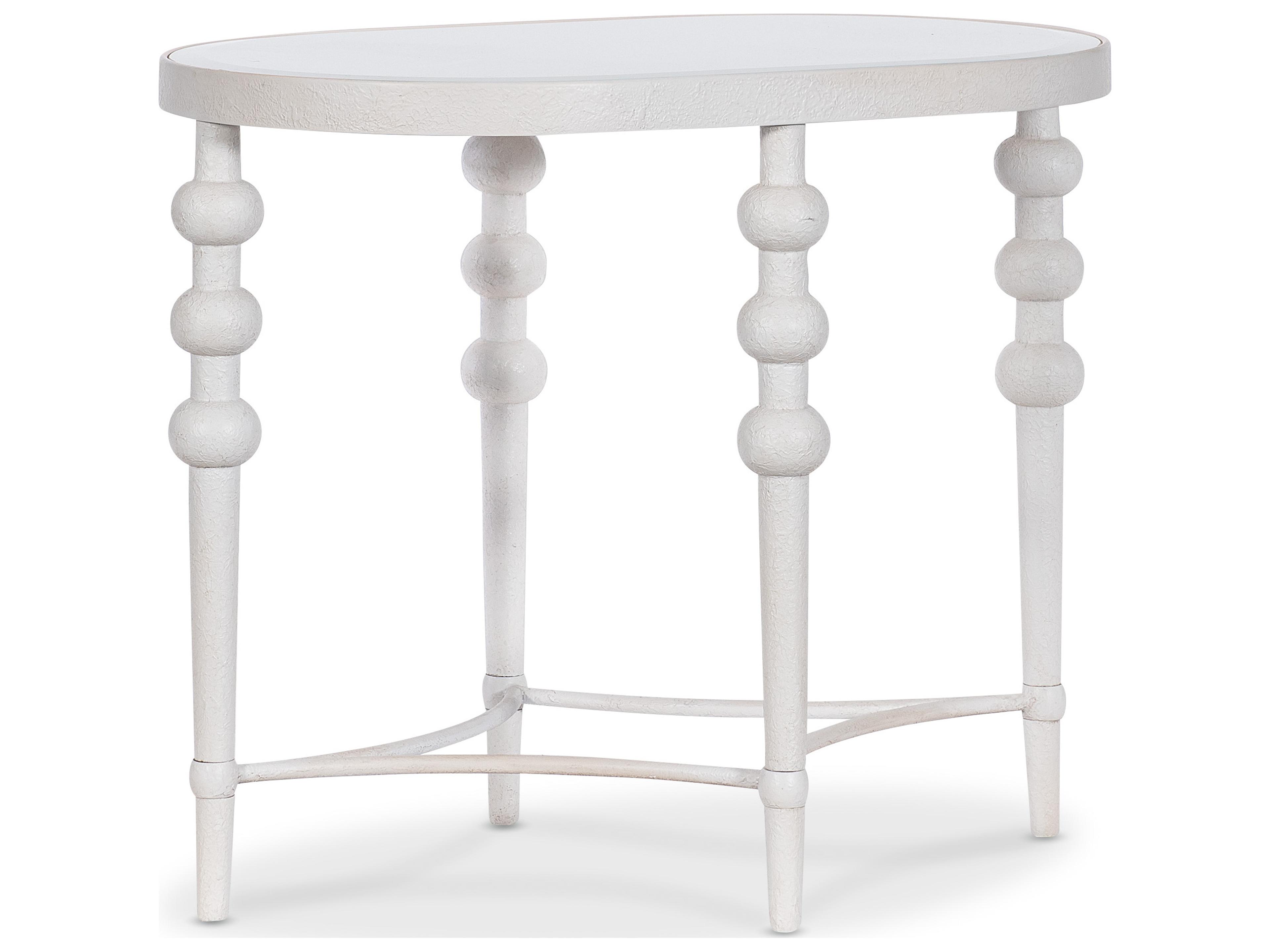 Melange On the Bright Side Oval End Table