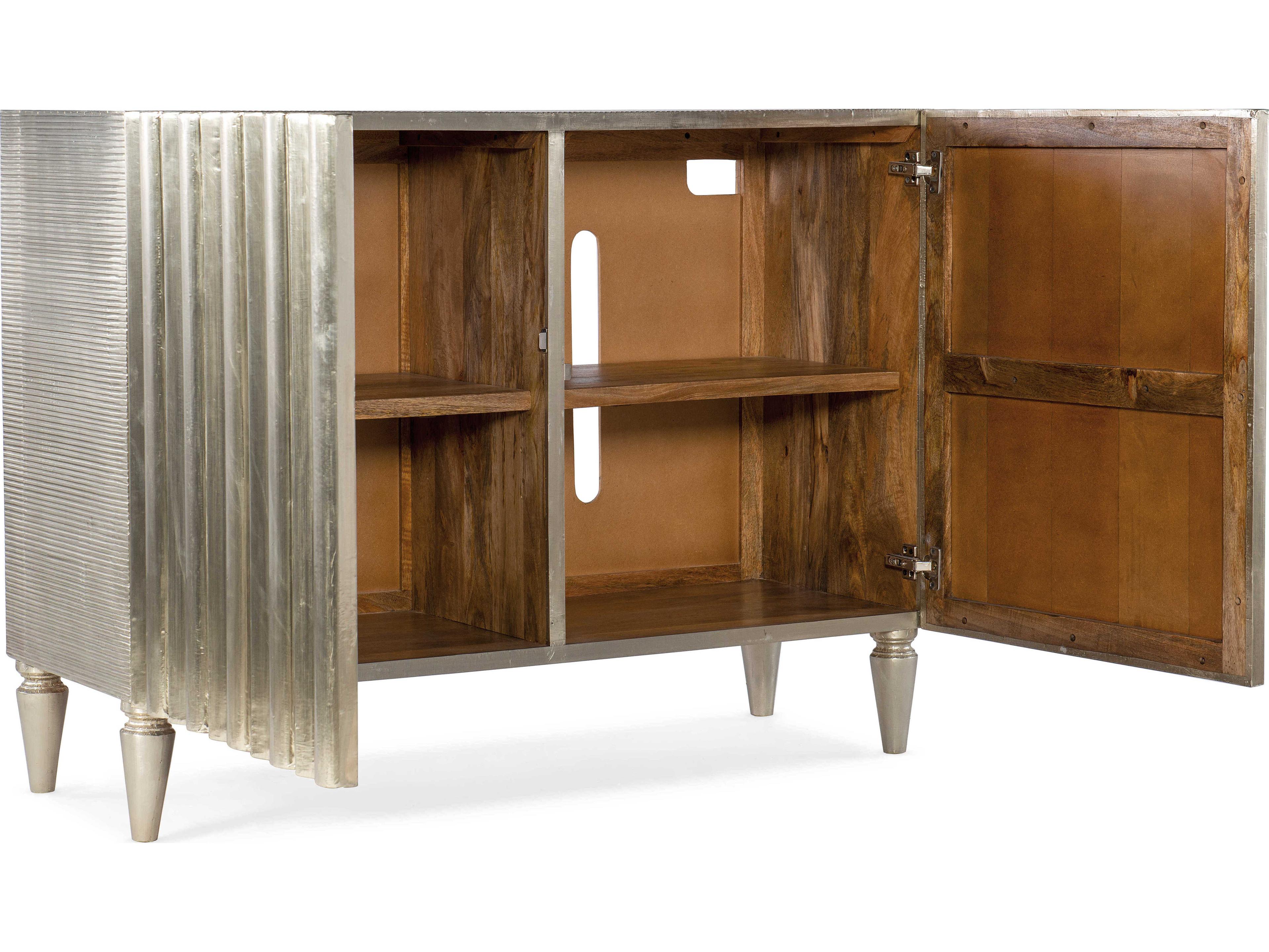 Luxecor Heritage Silver Mango Wood Accent Chest