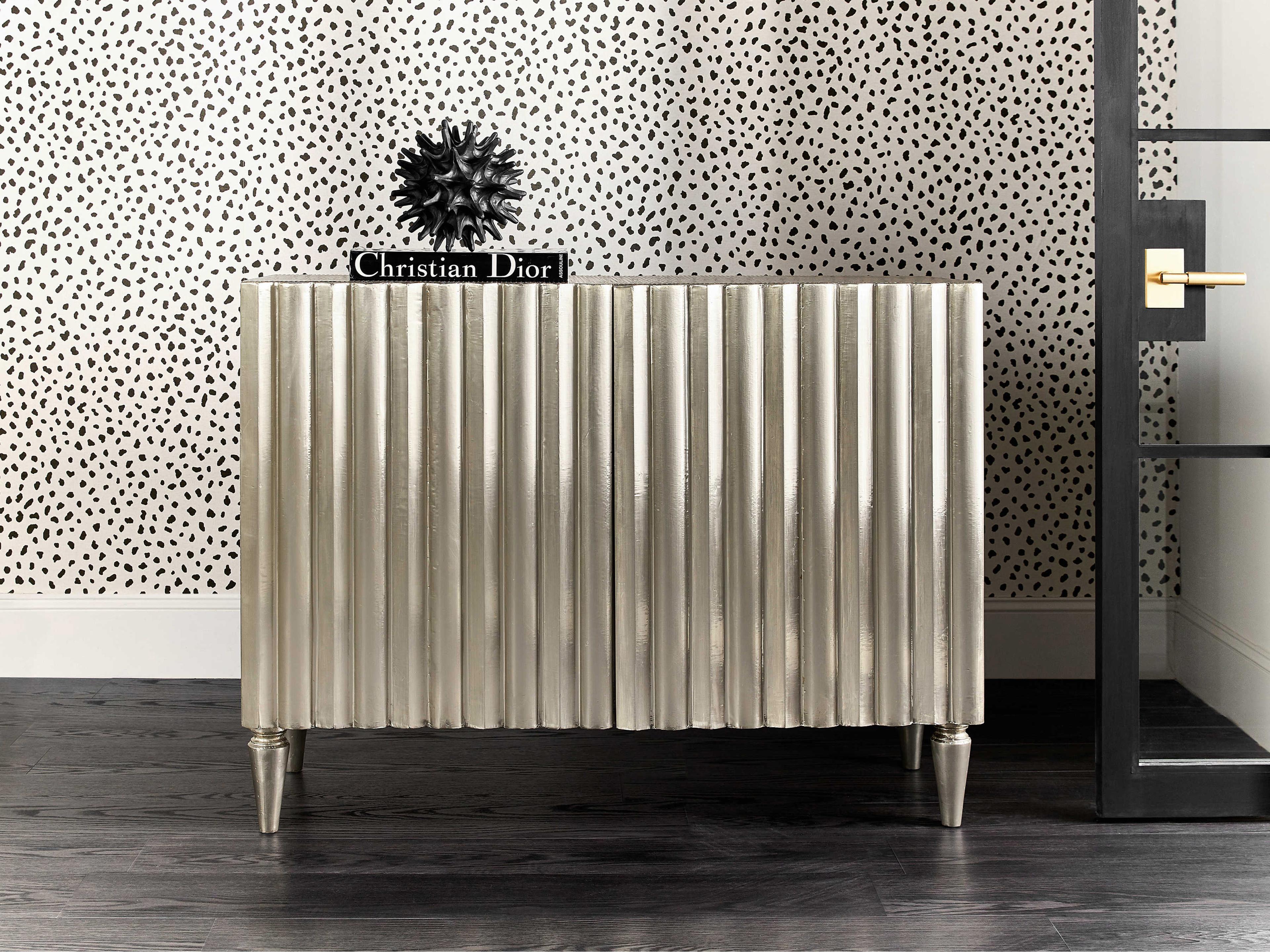 Luxecor Heritage Silver Mango Wood Accent Chest