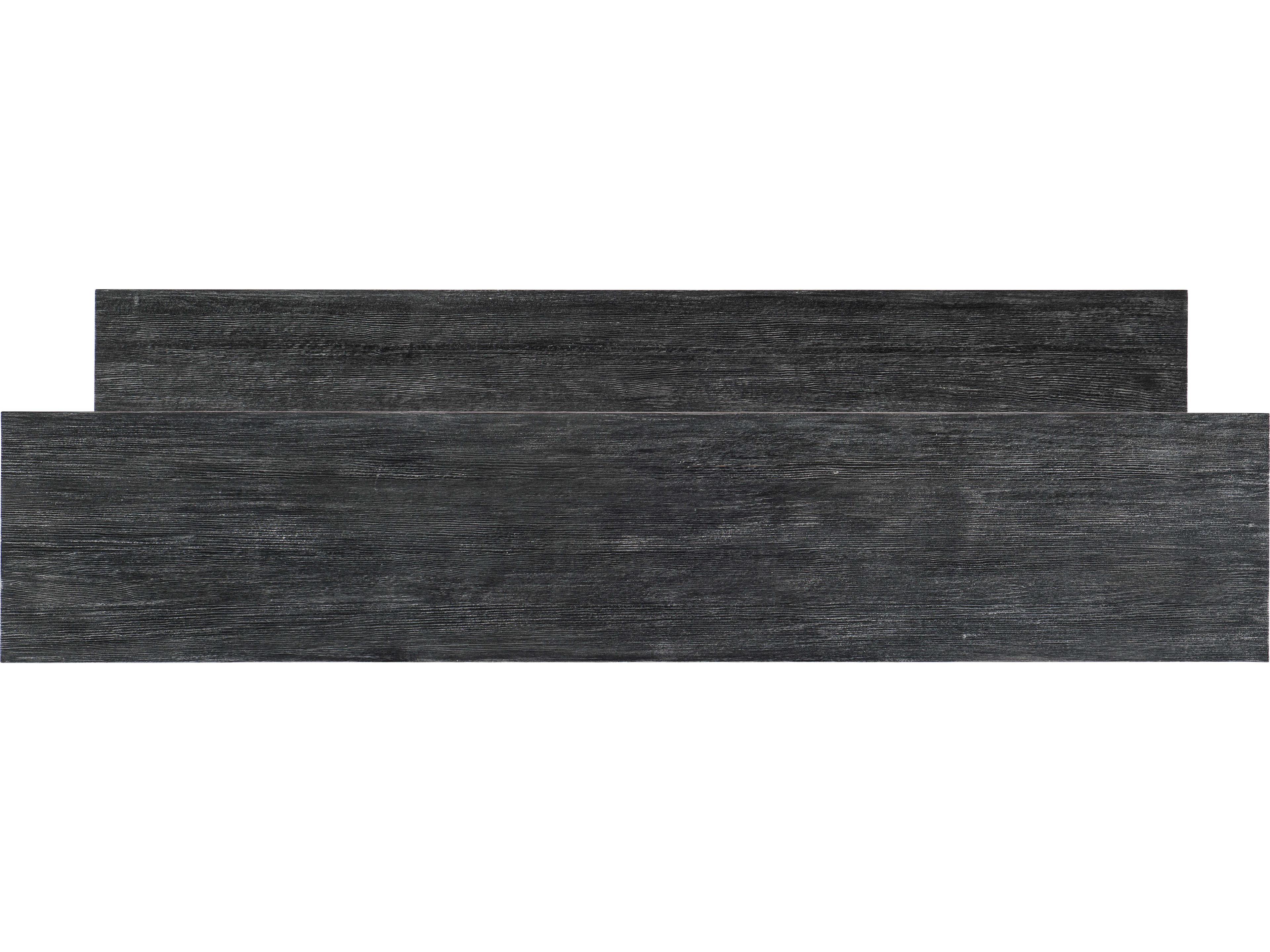 Hooker Furniture Melange Halen Nesting Rectangular Wood Black Console Table